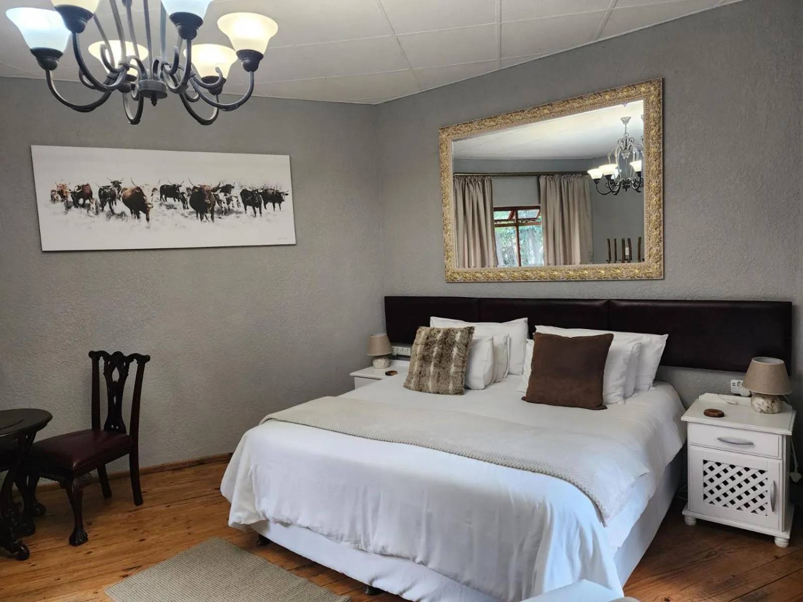 Bed in Goodnight Guest Lodge