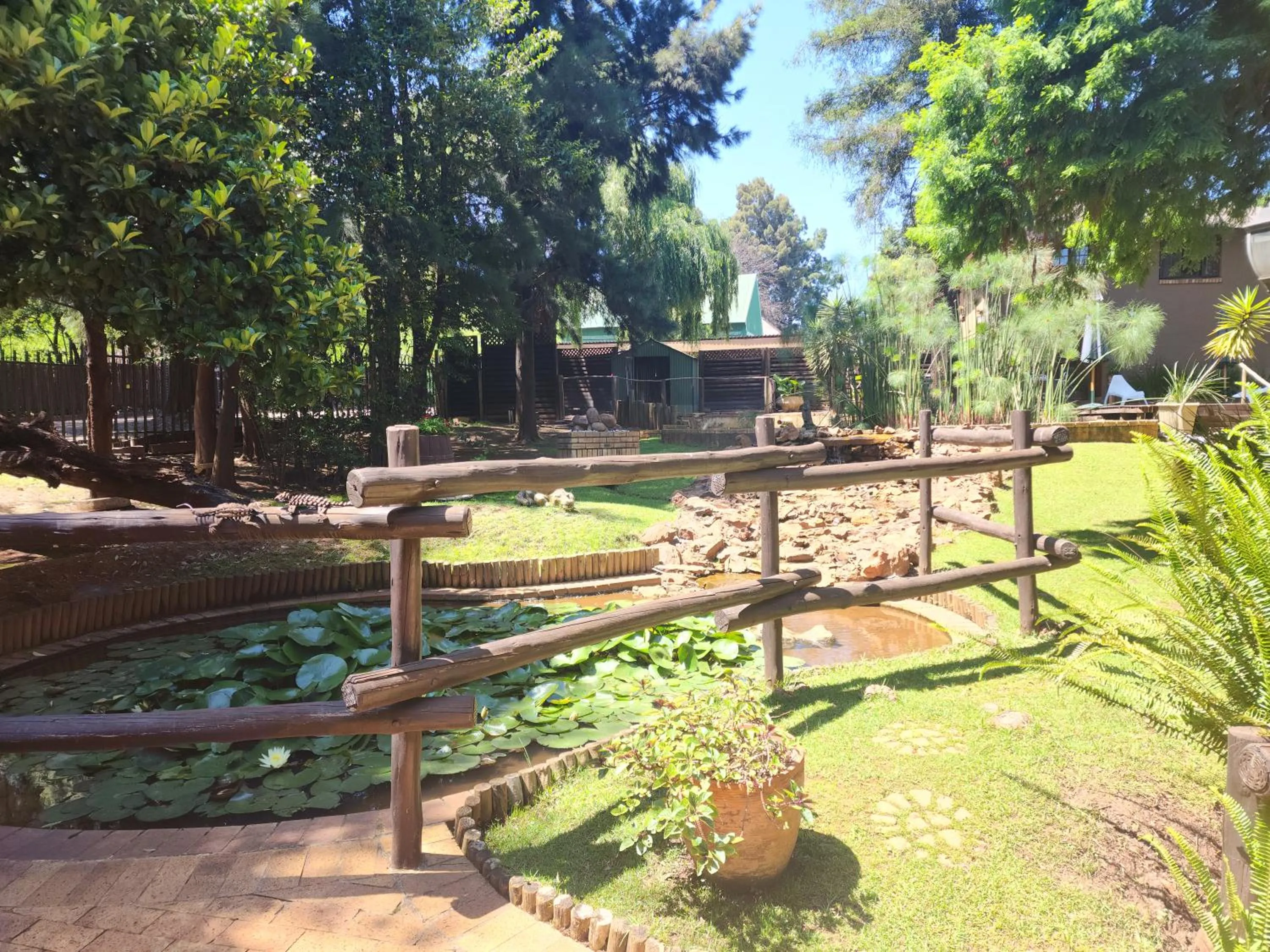 Garden in Goodnight Guest Lodge