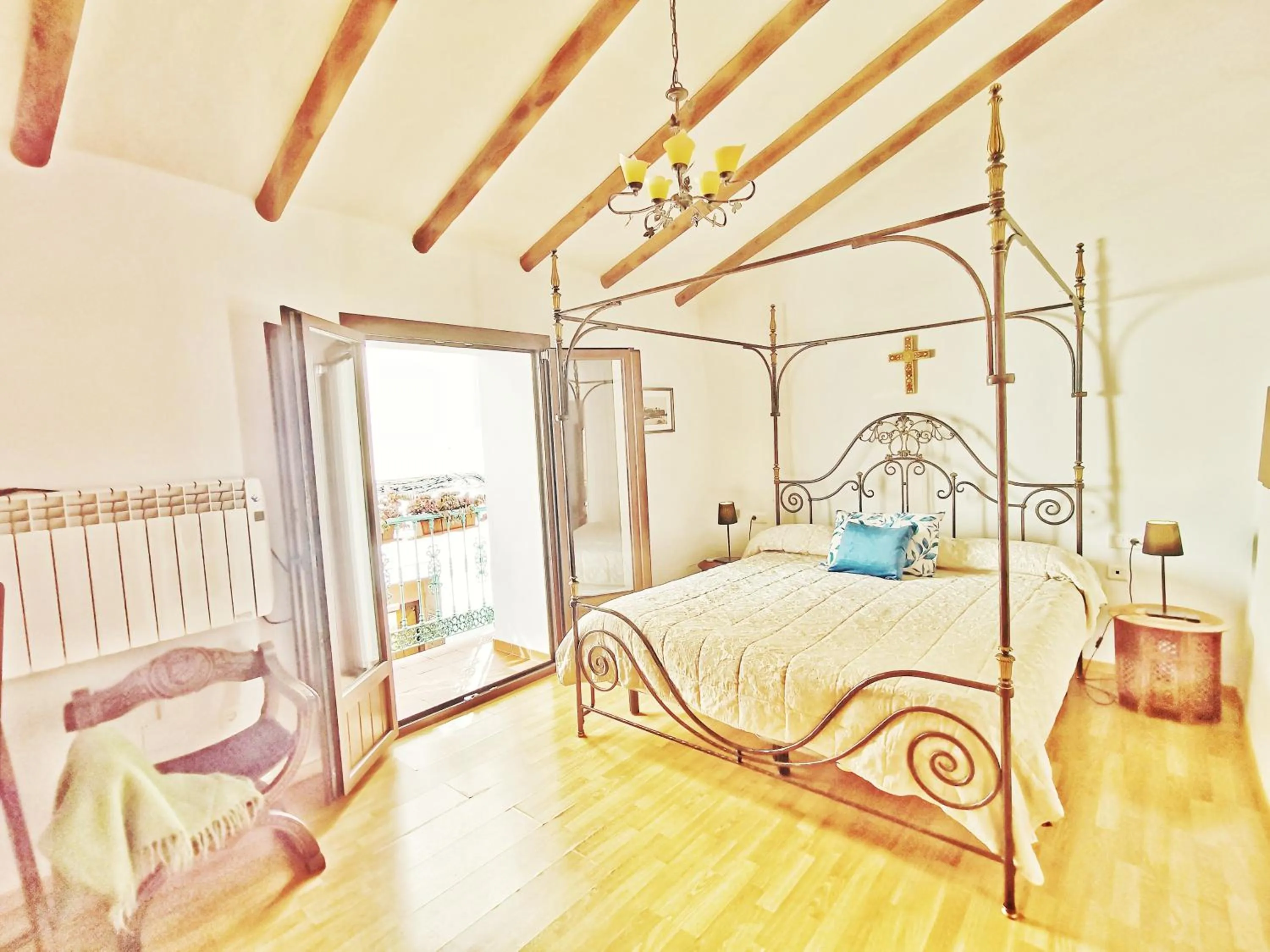 Bed in Villa Carabeo