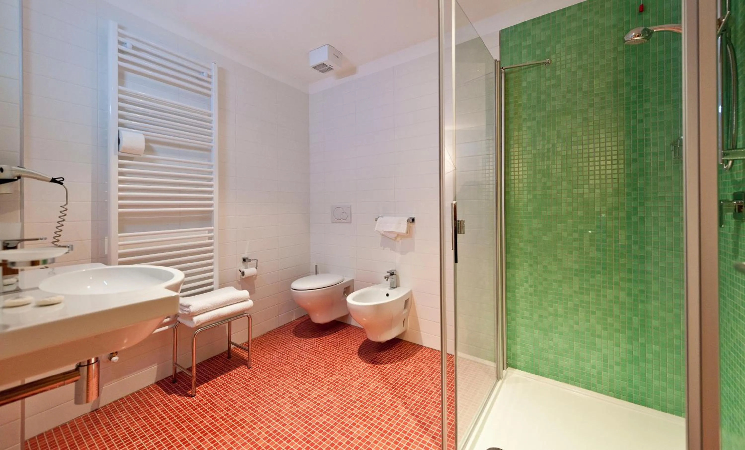 Shower in Hotel Romanda