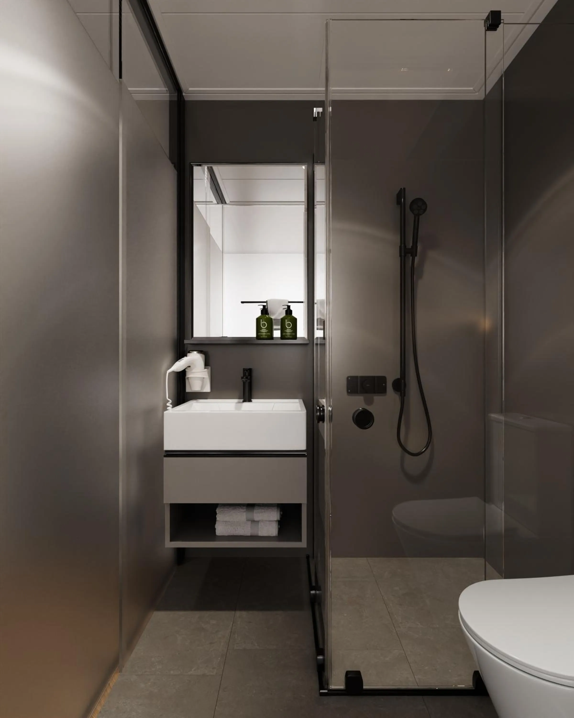 Bathroom in Tailormade Hotel METROPOL St Gallen