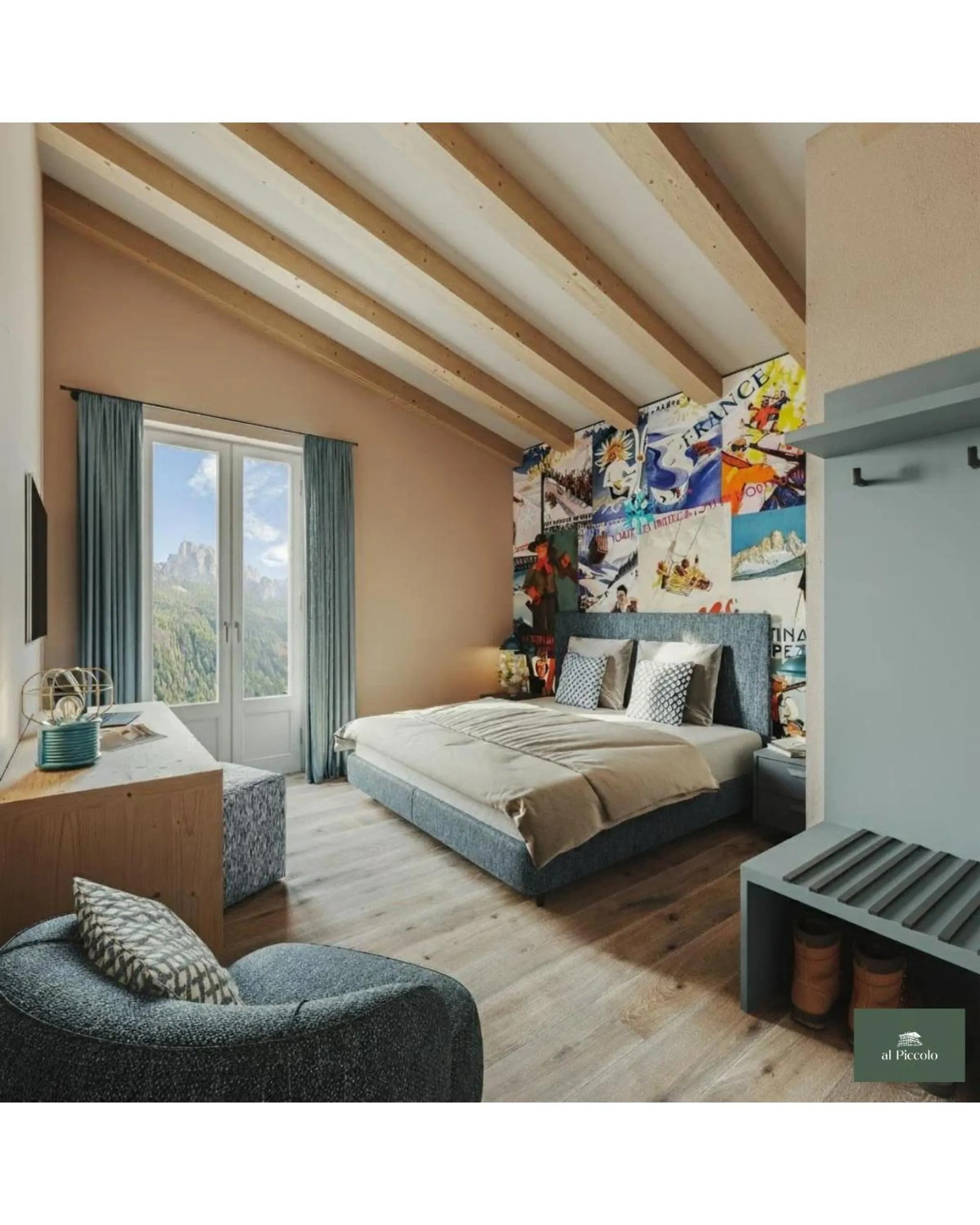 Bed in Al Piccolo Hotel