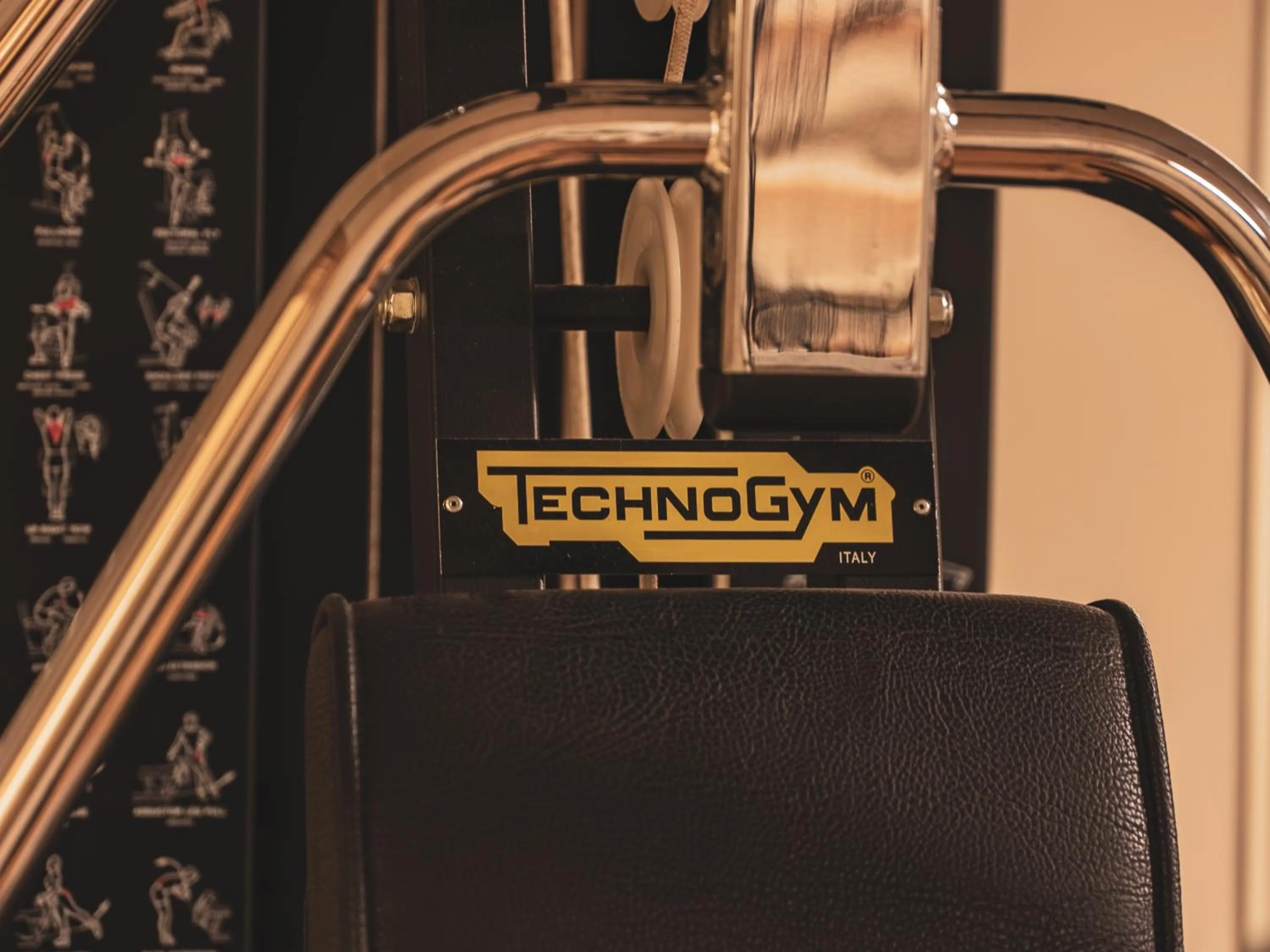 Fitness centre/facilities in Hotel Crozzon