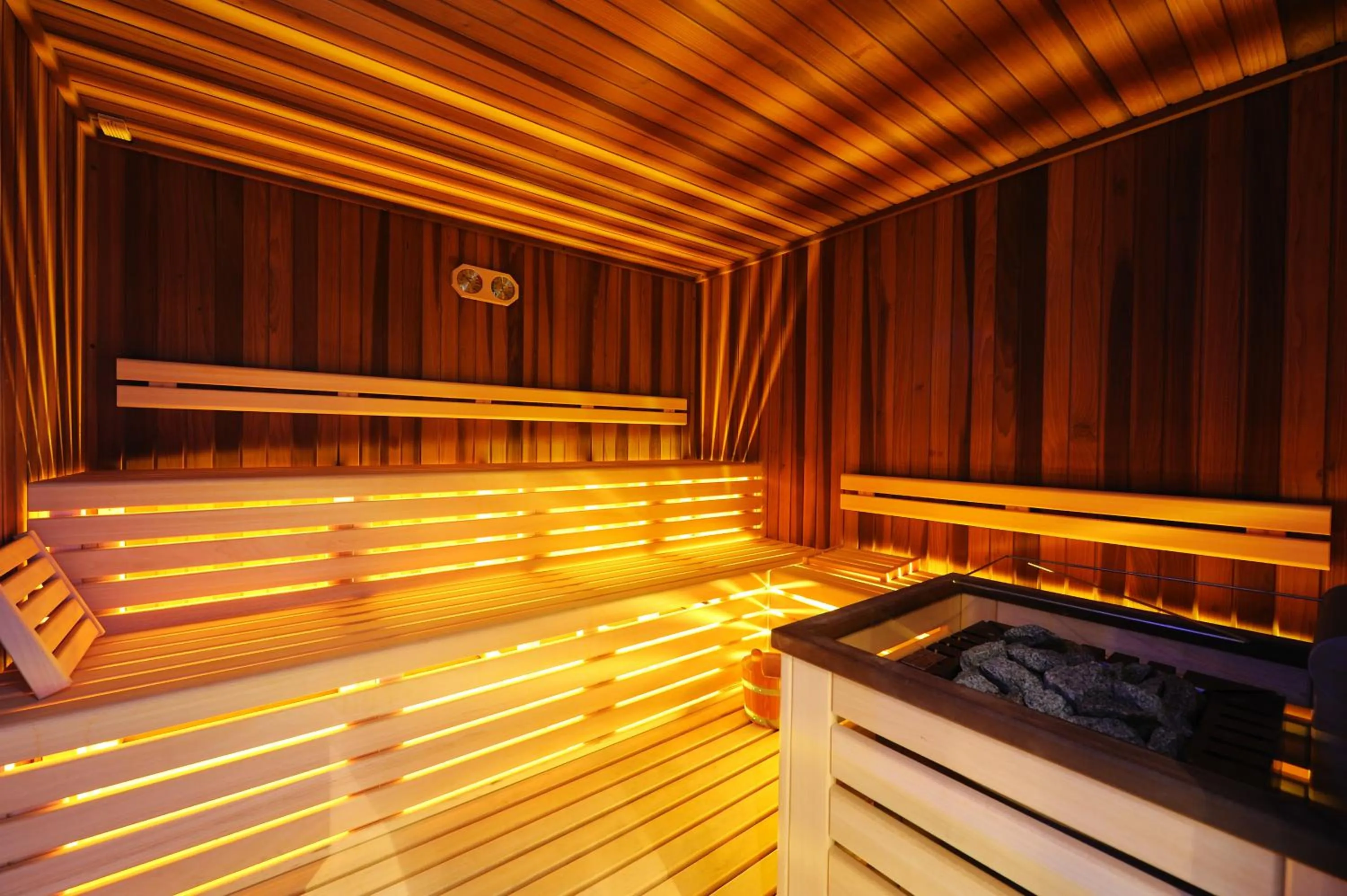 Sauna in Hotel Crozzon