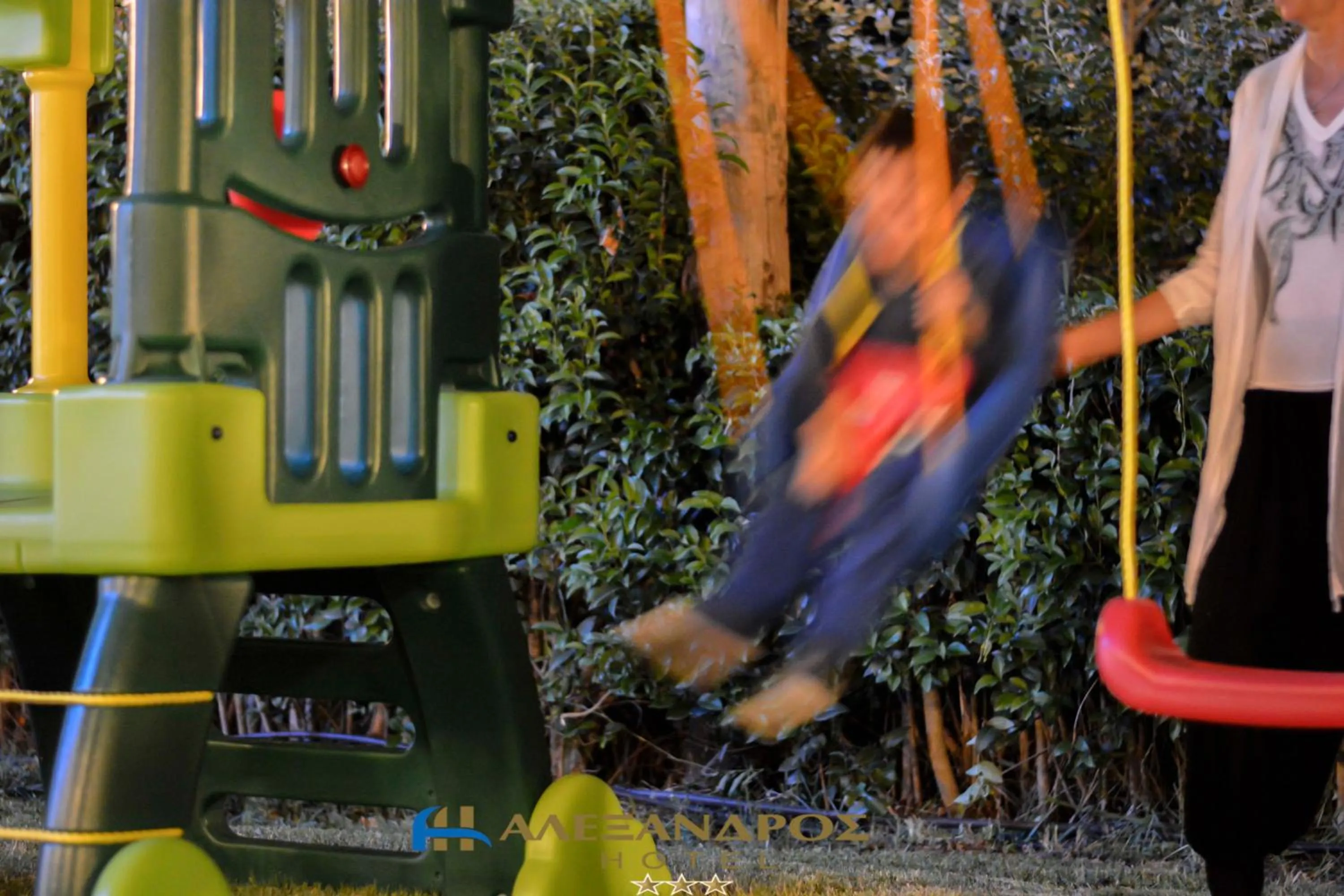 Children play ground in Hotel Alexandros