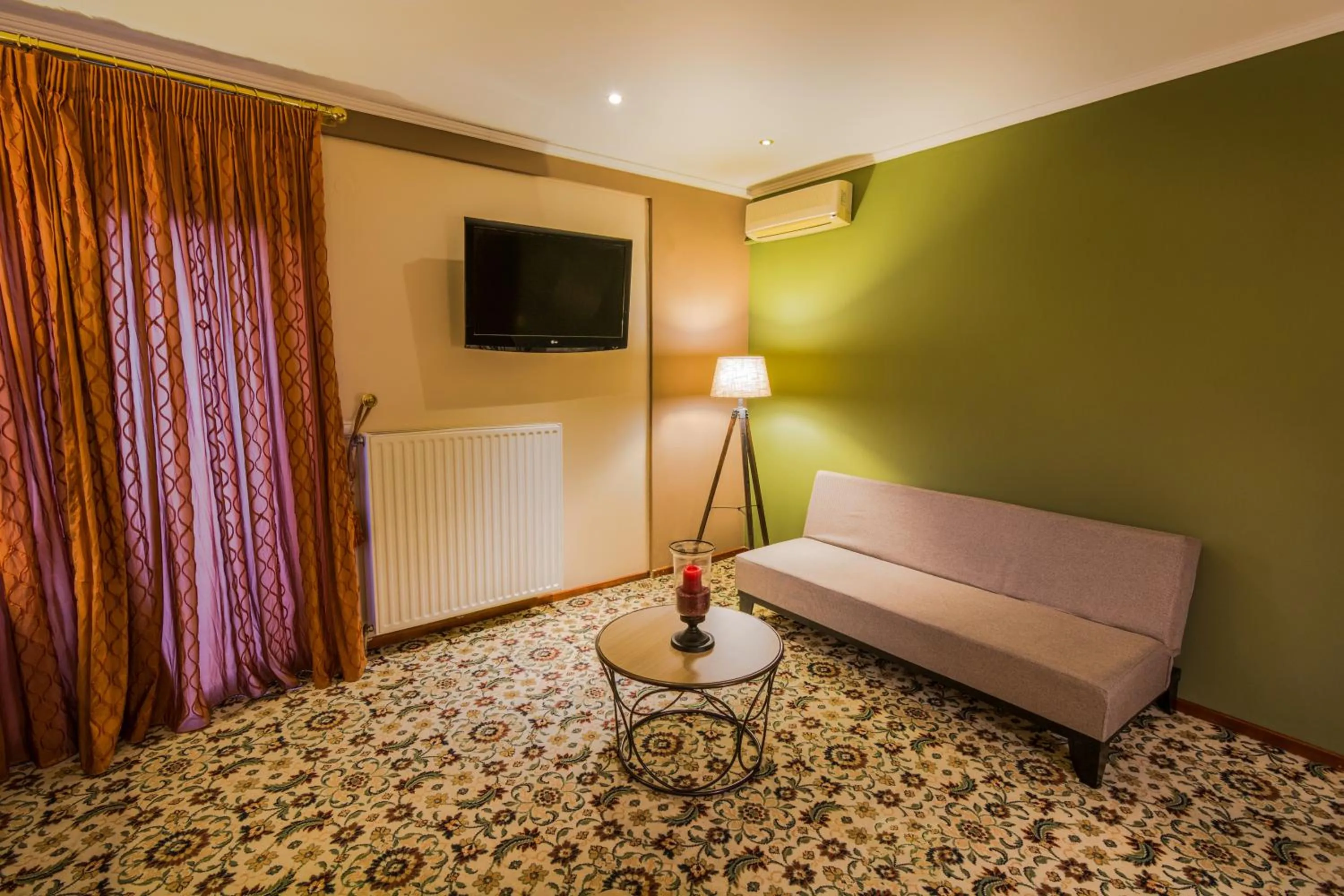 Seating area in Hotel Alexandros