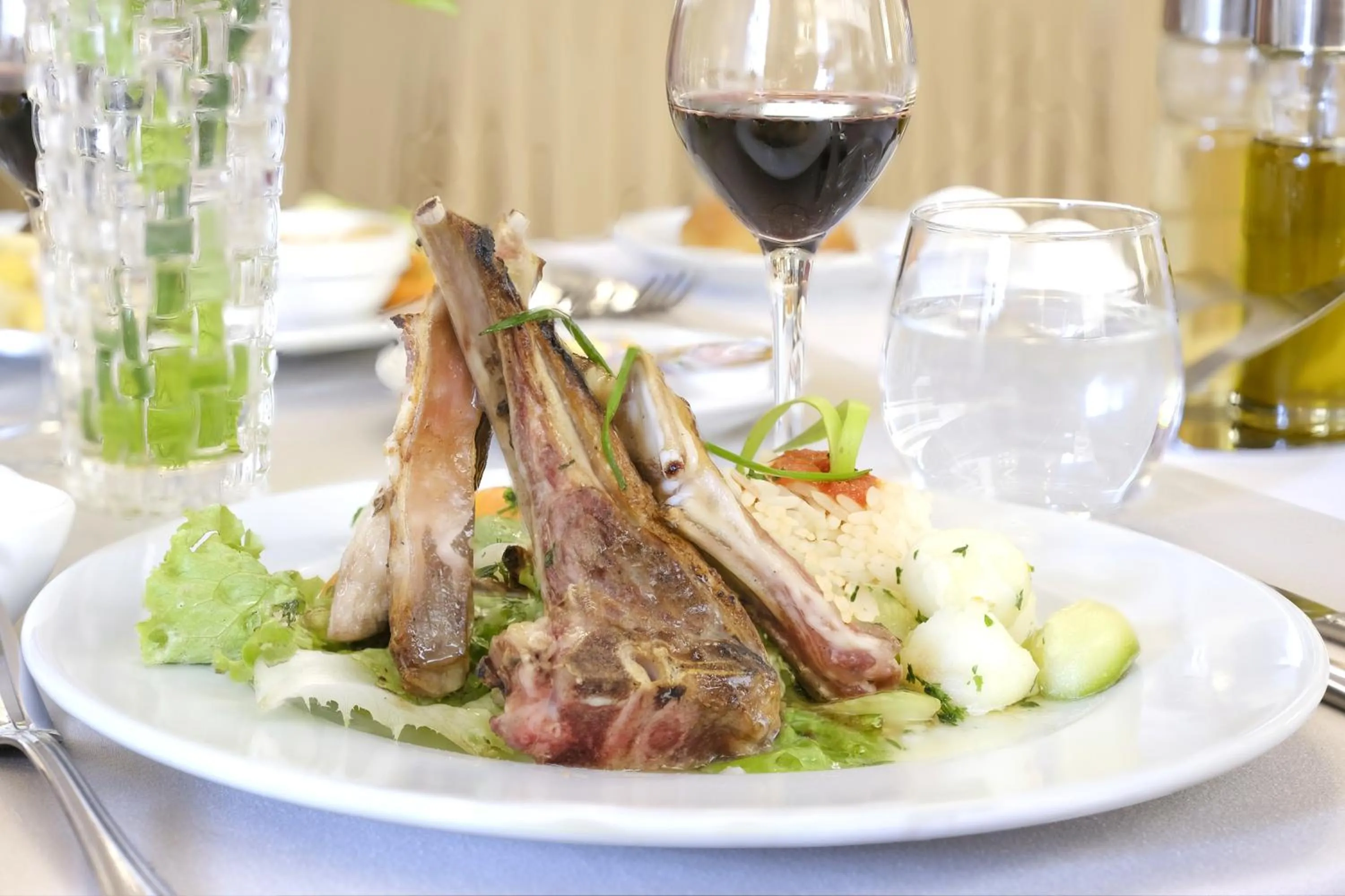 Food close-up in Belere Urban Hotel Rabat