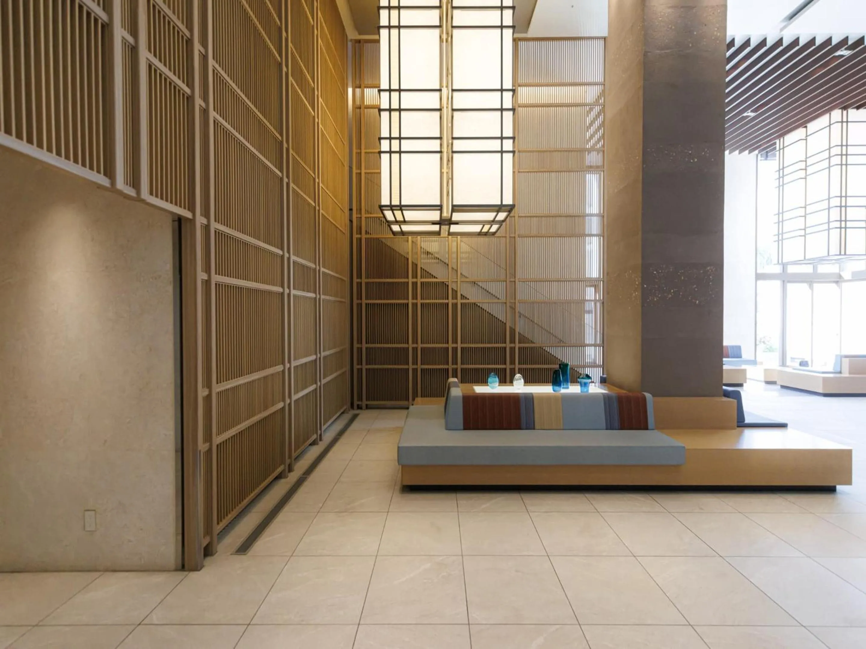 Lobby or reception in JR Kyushu Hotel Blossom Naha