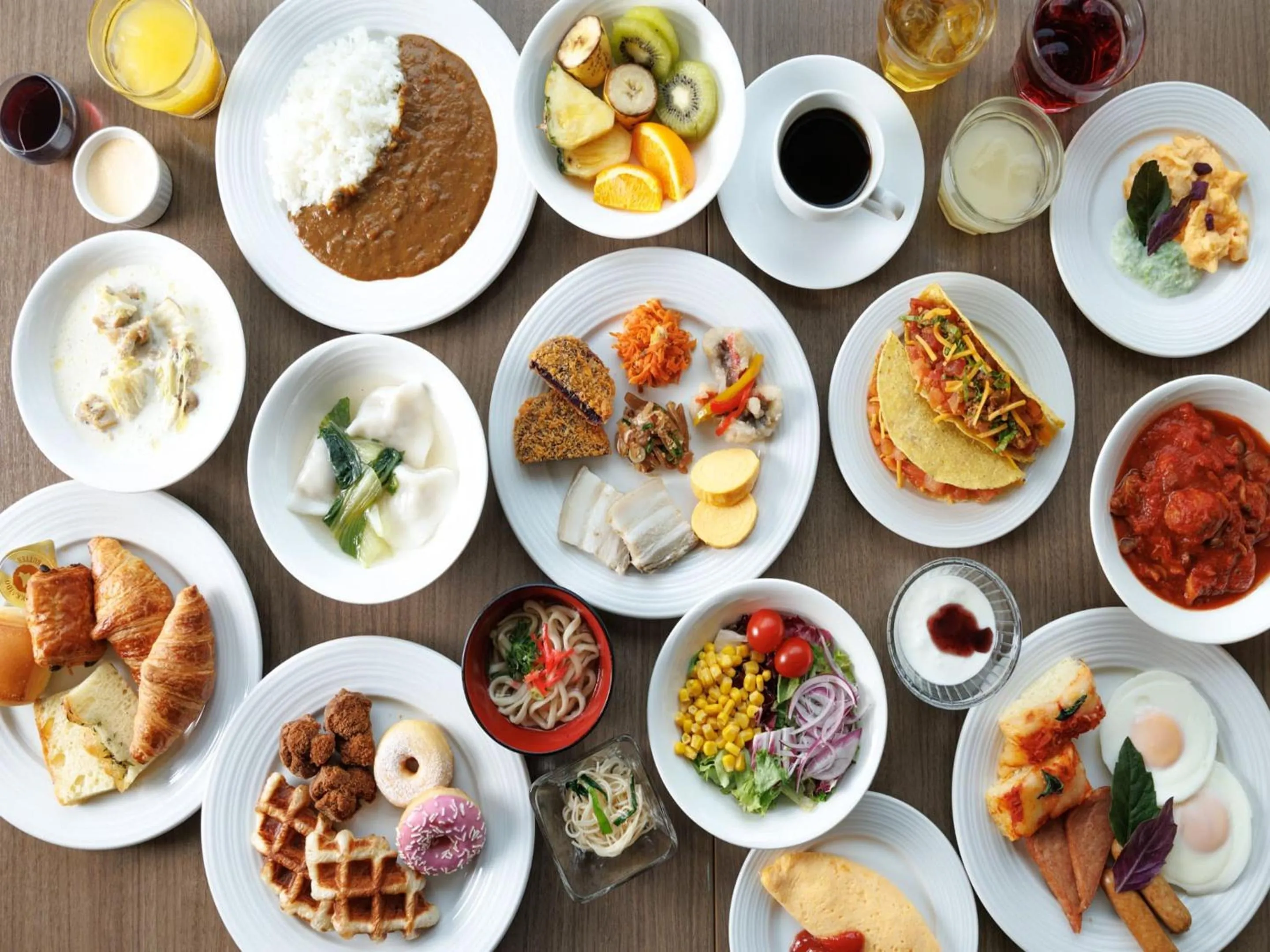 Breakfast in JR Kyushu Hotel Blossom Naha