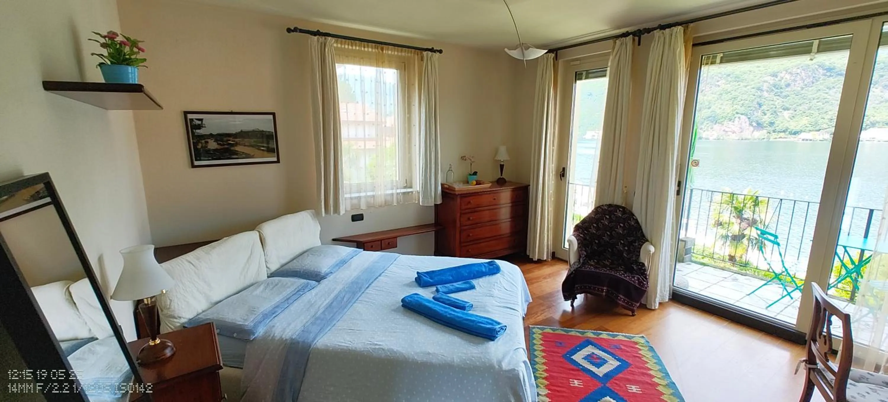 Bedroom in B&B Dolce vista al lago Lugano