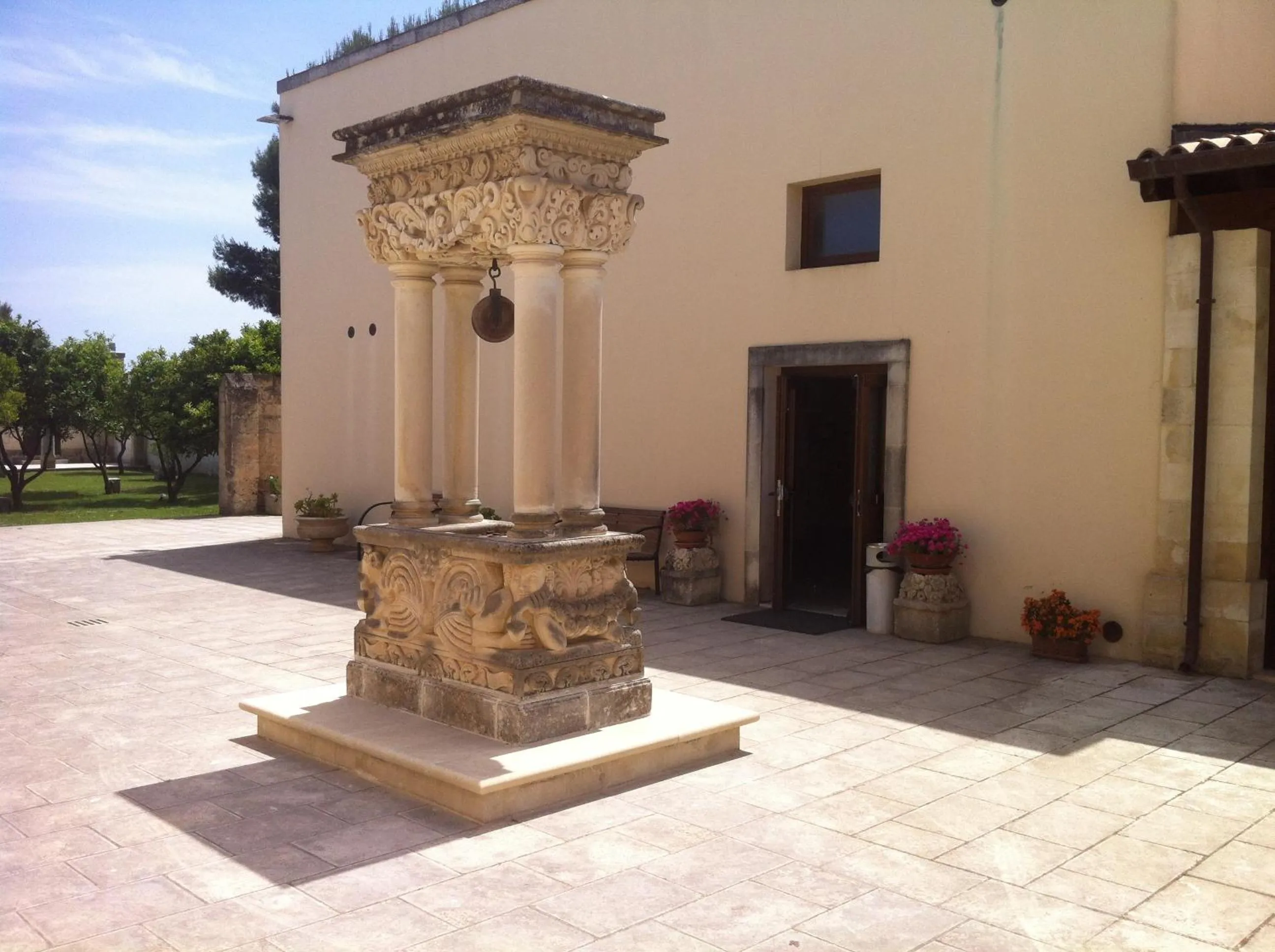 Patio in Masseria Li Campi