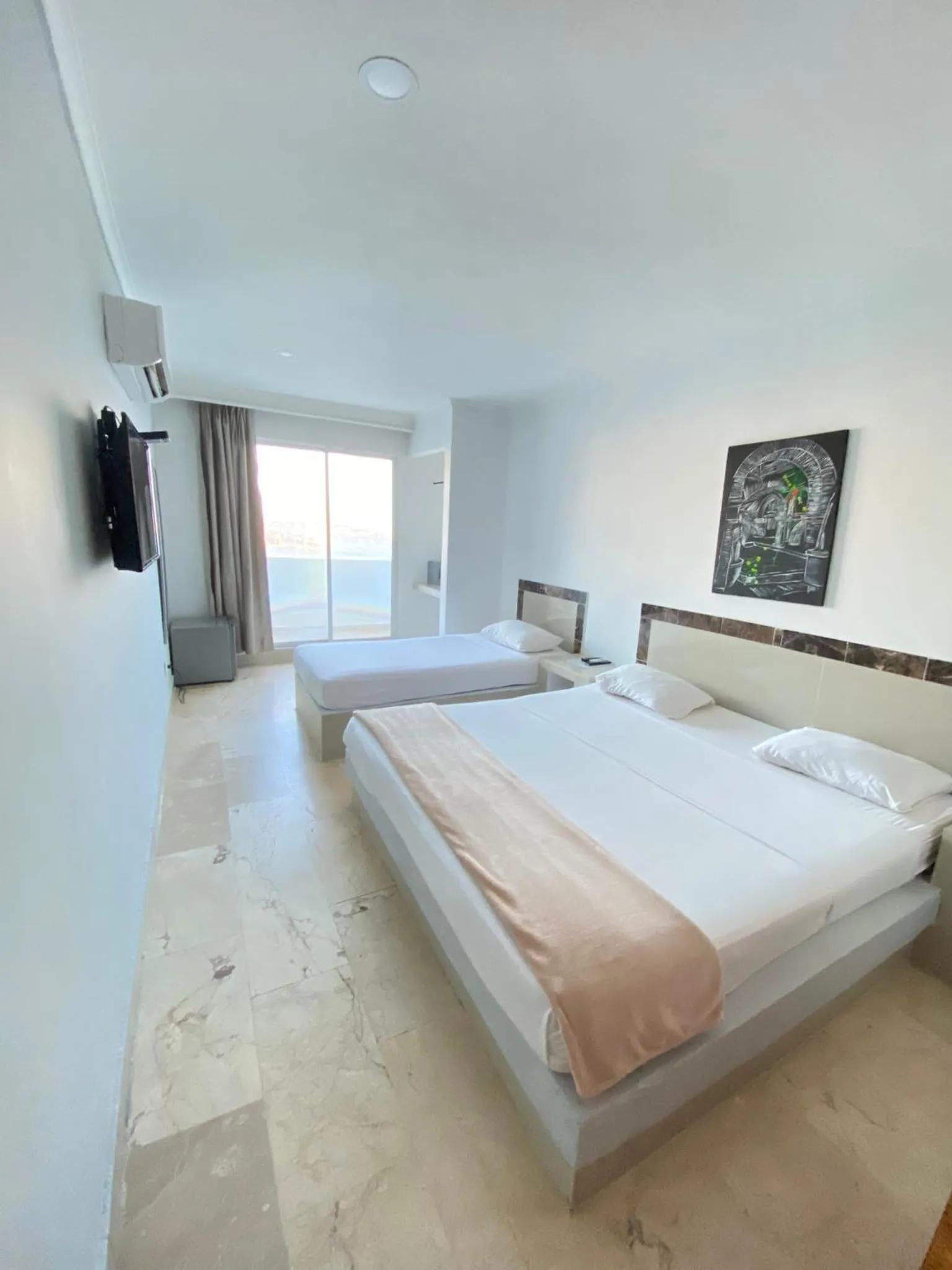 Bed in Hotel Cartagena Premium