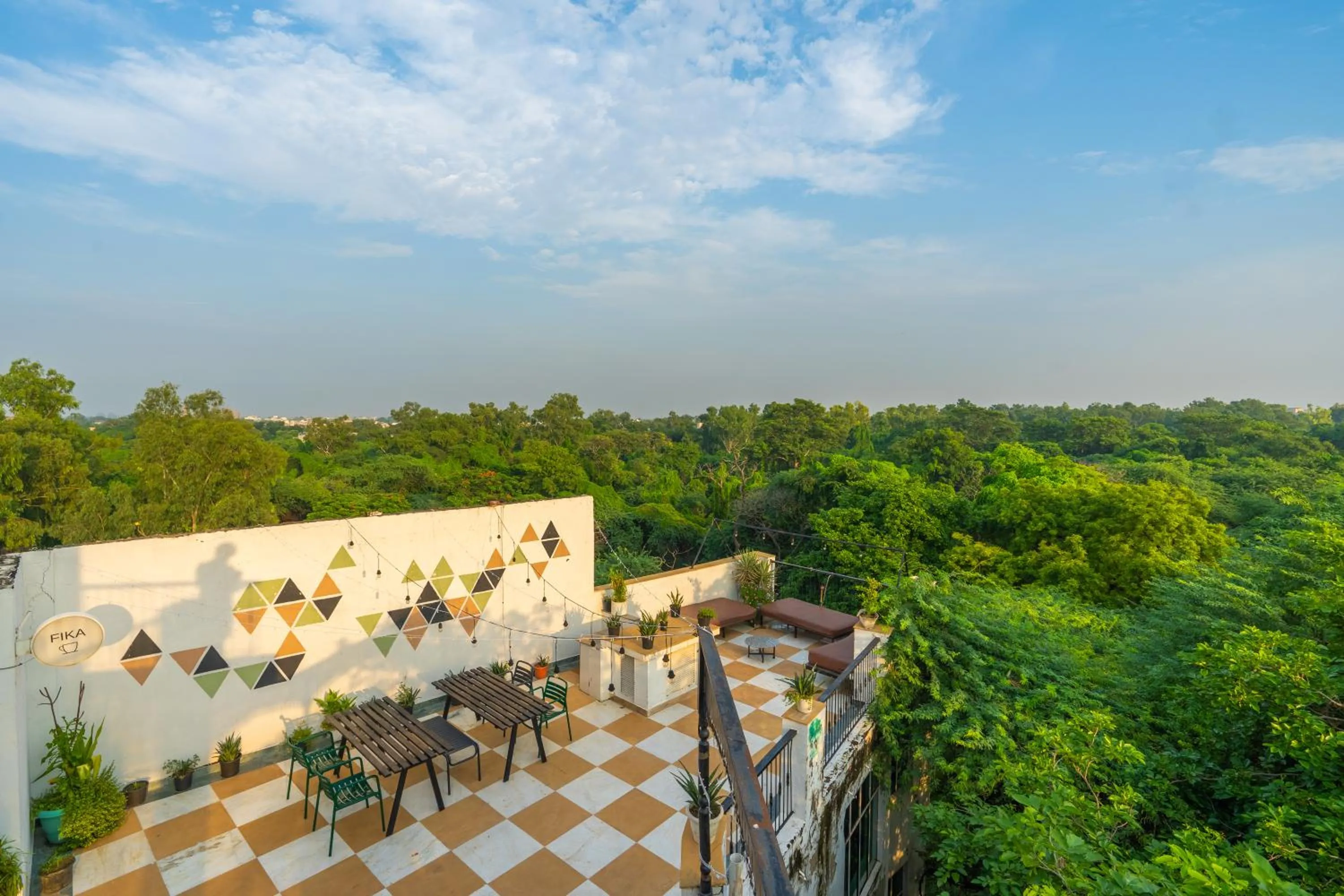 Bird's eye view in Minimalist One Hauz Khas Village