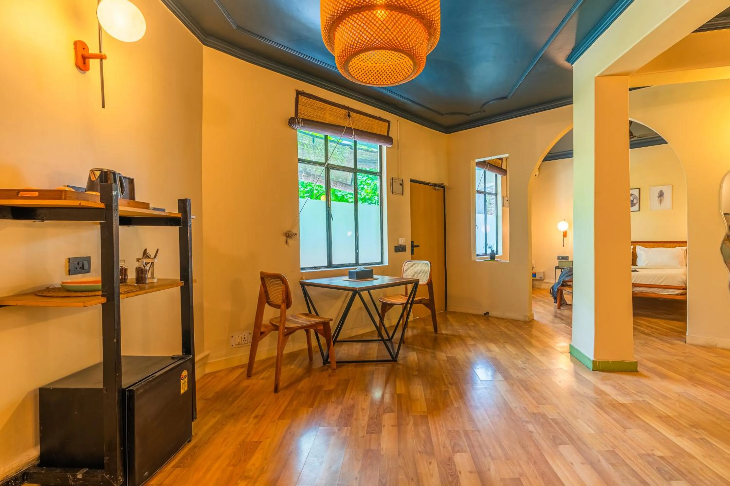 Kitchen or kitchenette in Minimalist One Hauz Khas Village