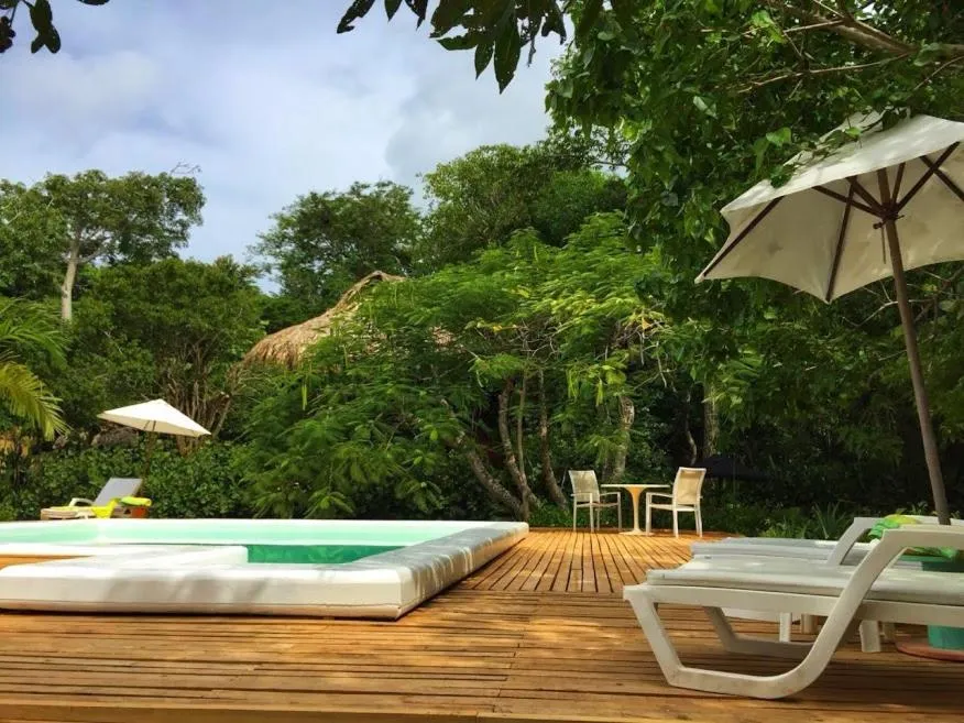 Garden view in Hotel Playa Scondida Barú
