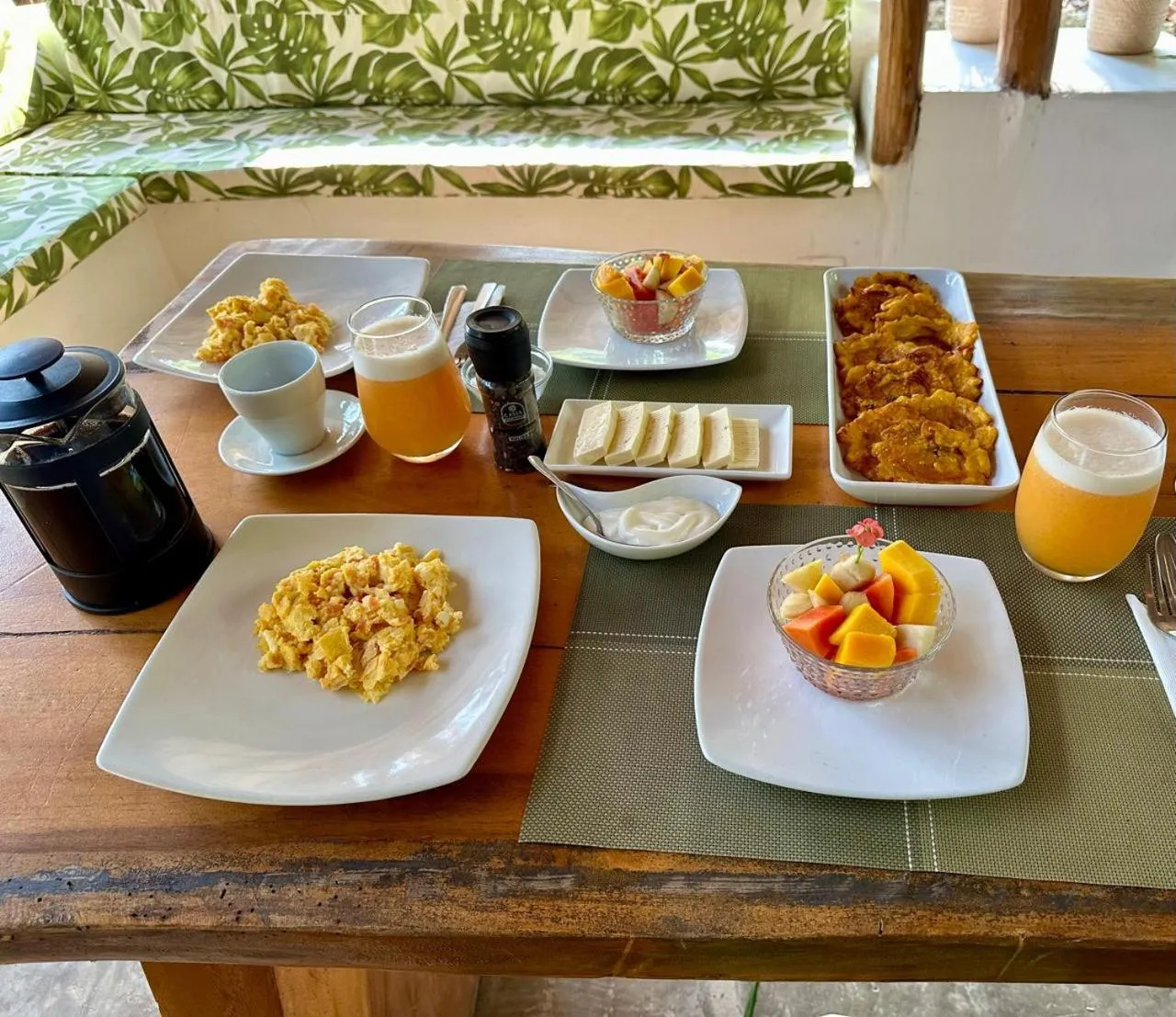 Breakfast in Hotel Playa Scondida Barú