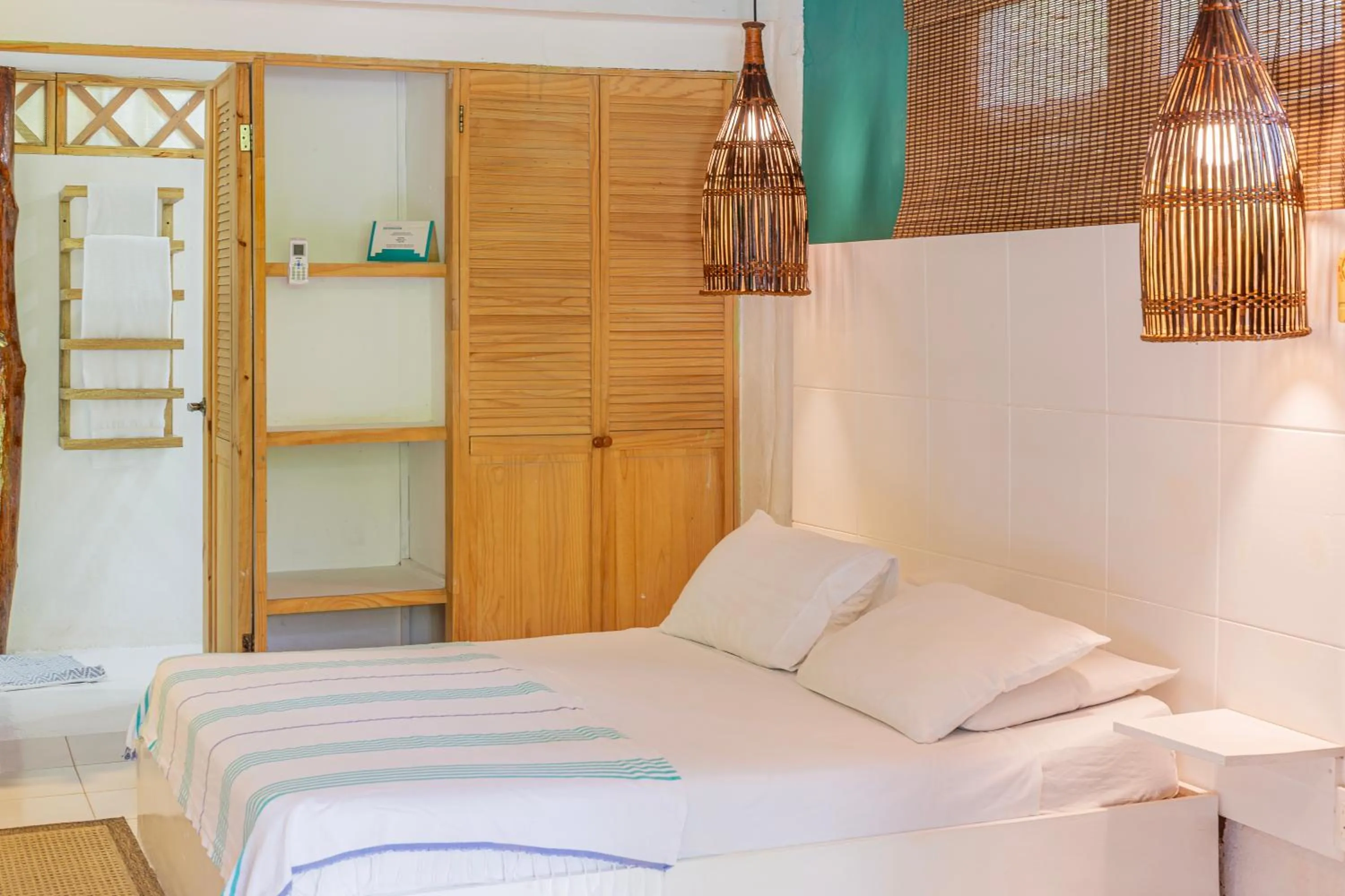 Bed in Hotel Playa Scondida Barú