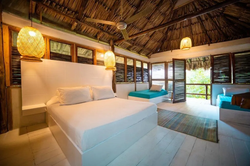 Bed in Hotel Playa Scondida Barú