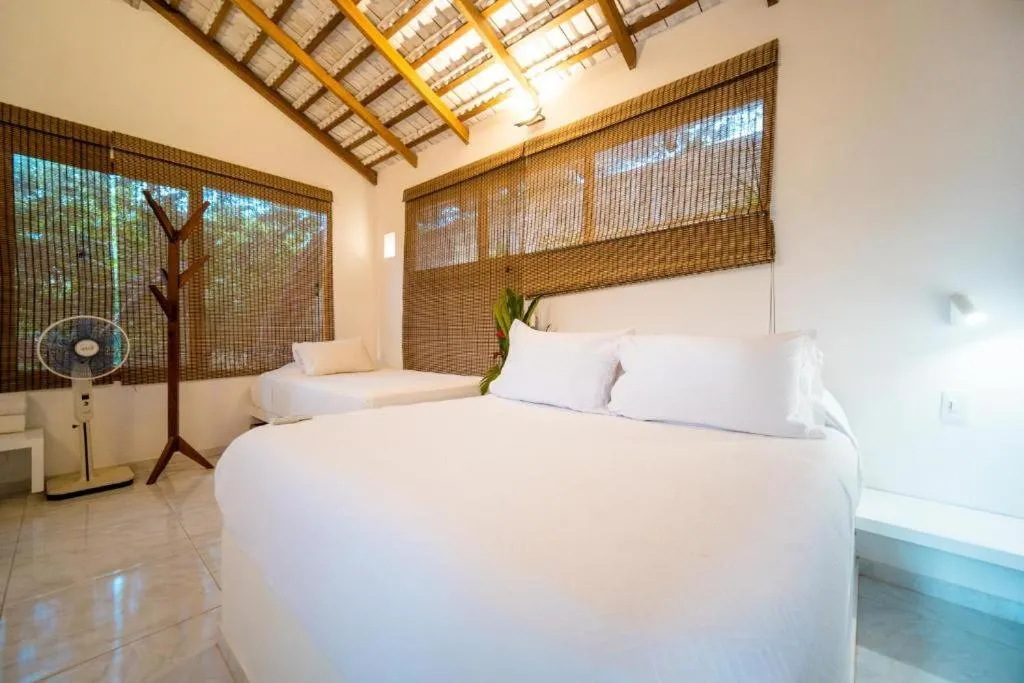 Bed in Hotel Playa Scondida Barú