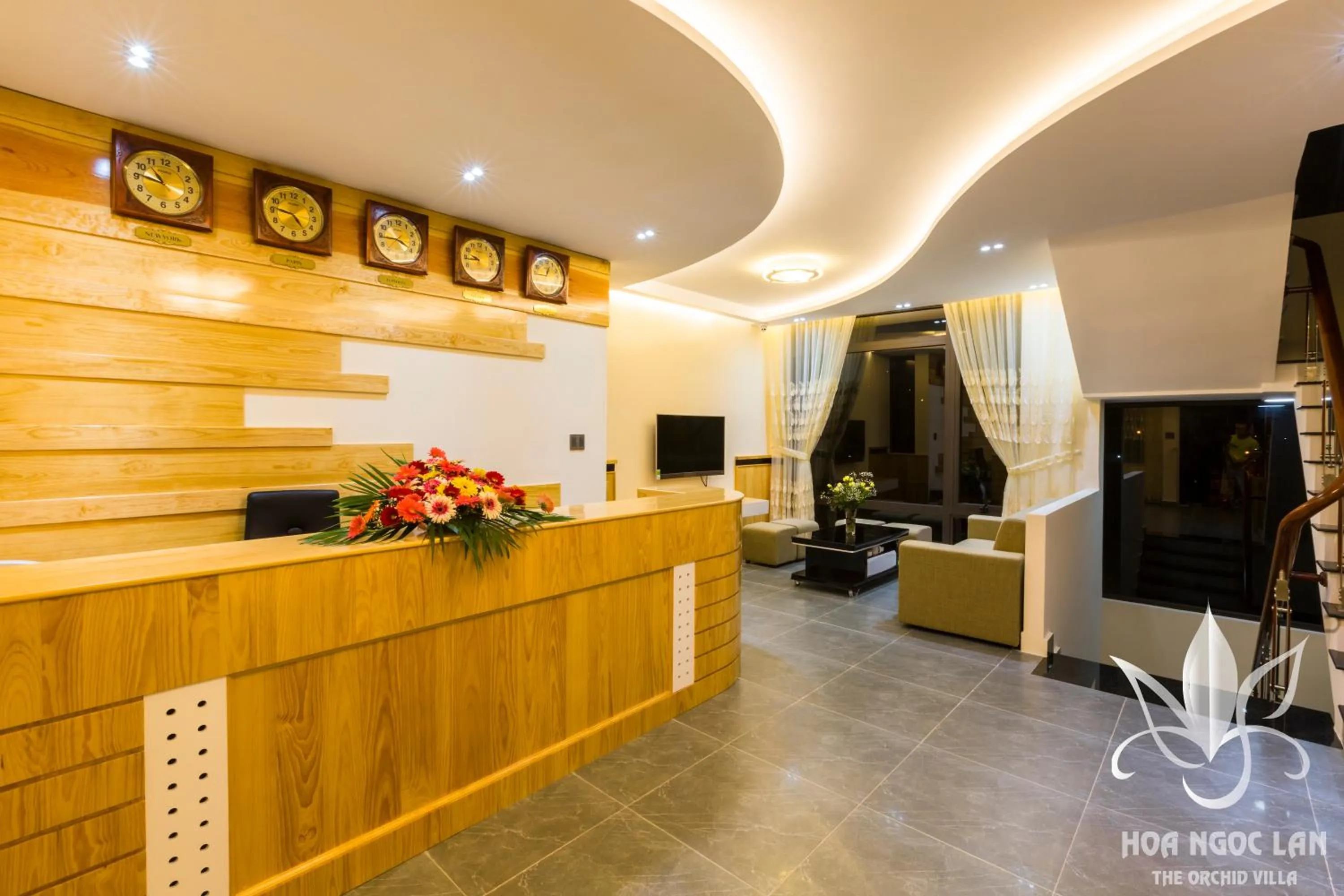 Communal lounge/ TV room in Hoa Ngoc Lan - The Orchid Villa Dalat