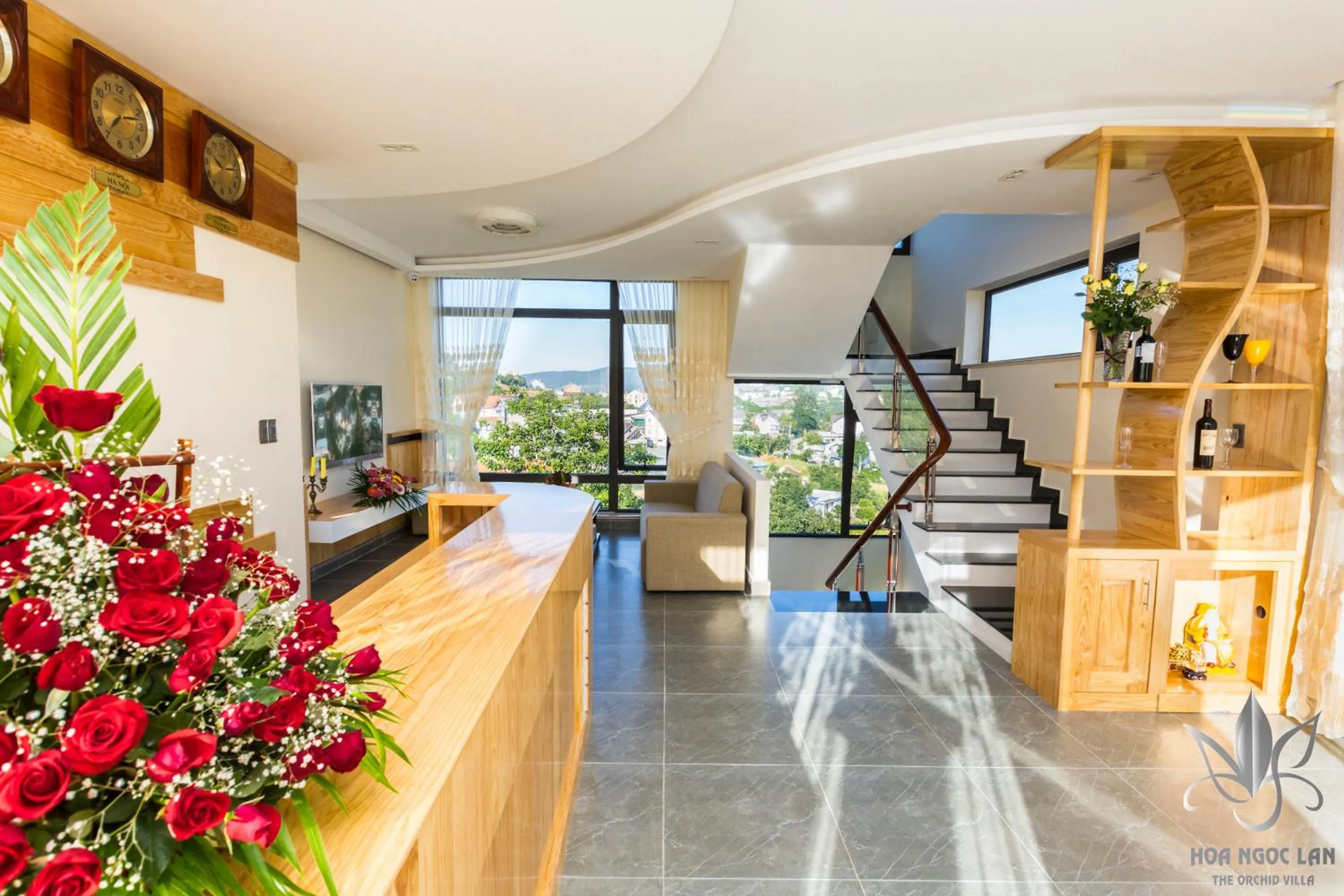 Living room in Hoa Ngoc Lan - The Orchid Villa Dalat