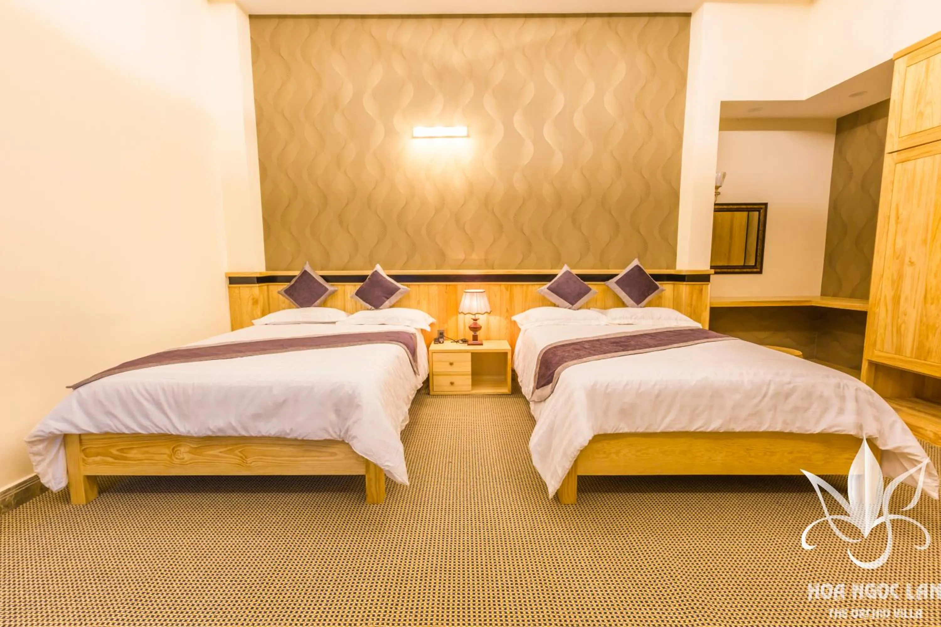 Bedroom, Bed in Hoa Ngoc Lan - The Orchid Villa Dalat