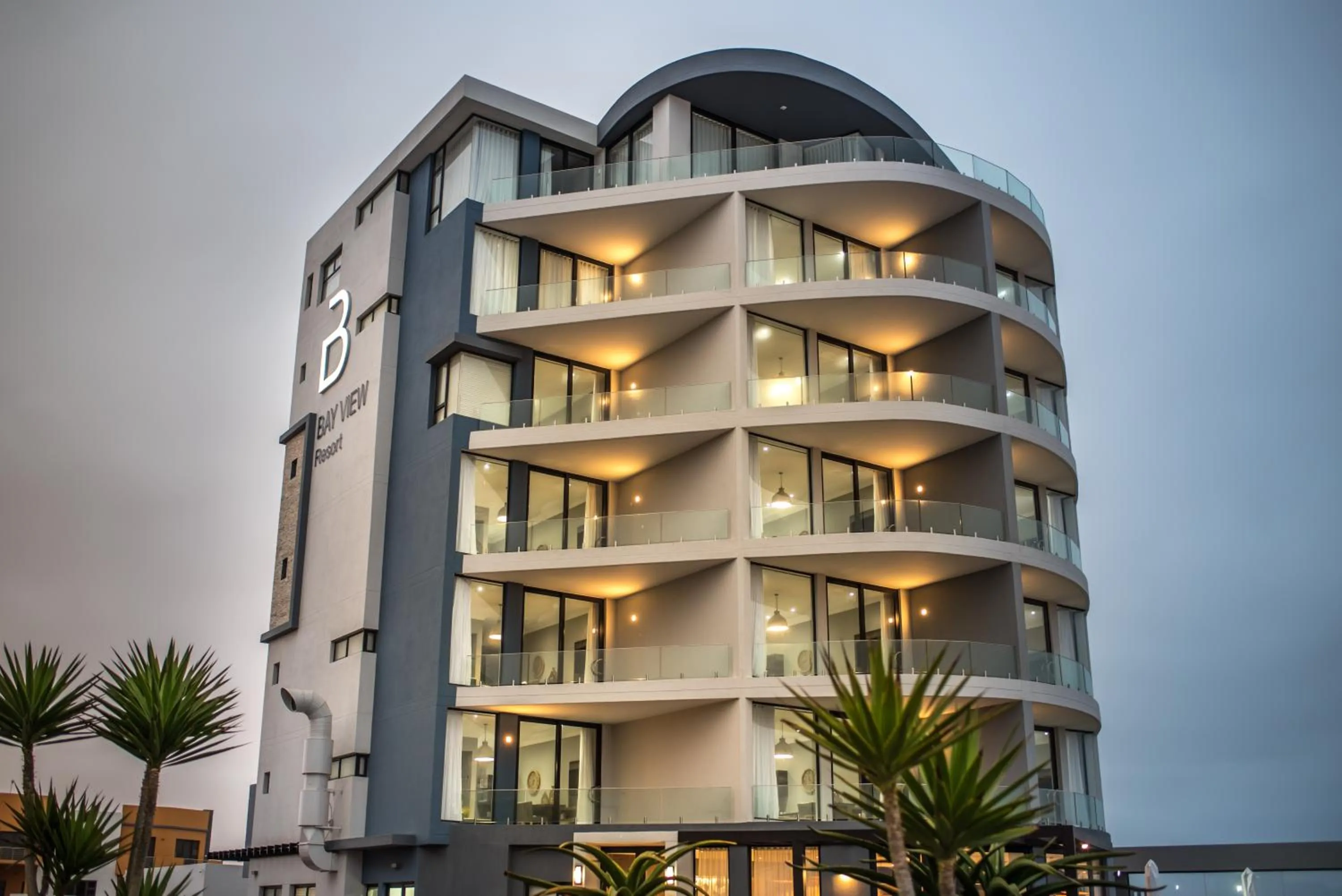 Property building in Bay View Resort Hotel Namibia