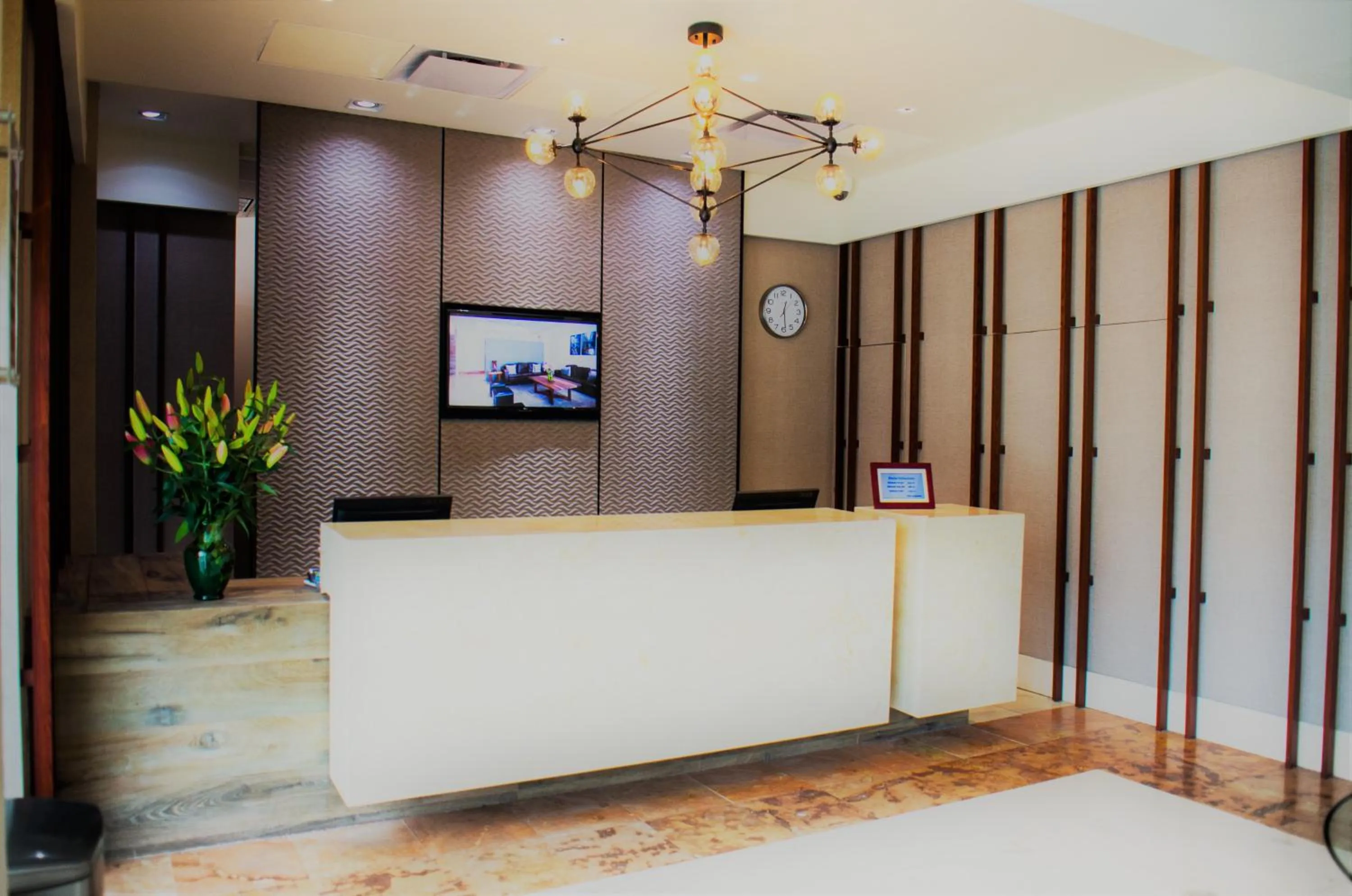 Lobby or reception in Hotel Expo Abastos