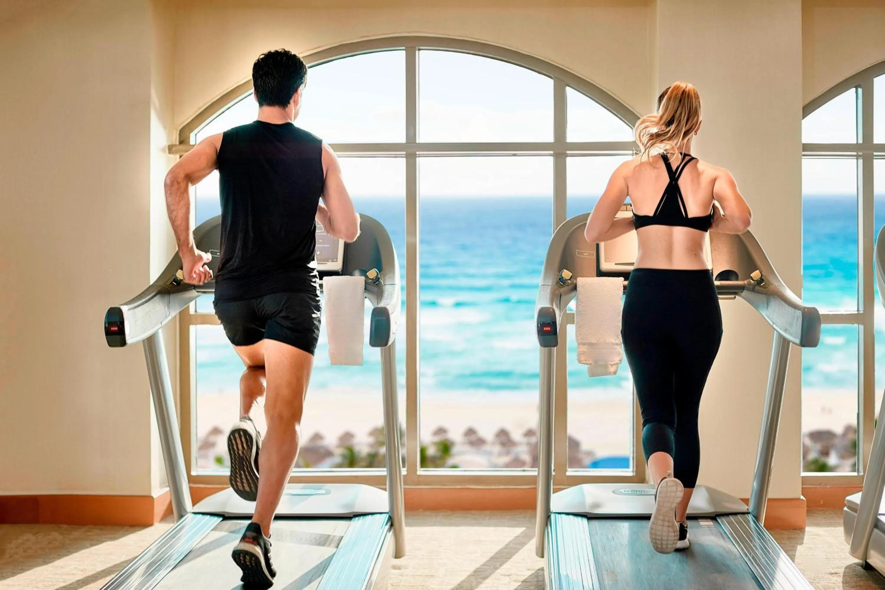 Fitness centre/facilities in JW Marriott Cancun Resort & Spa