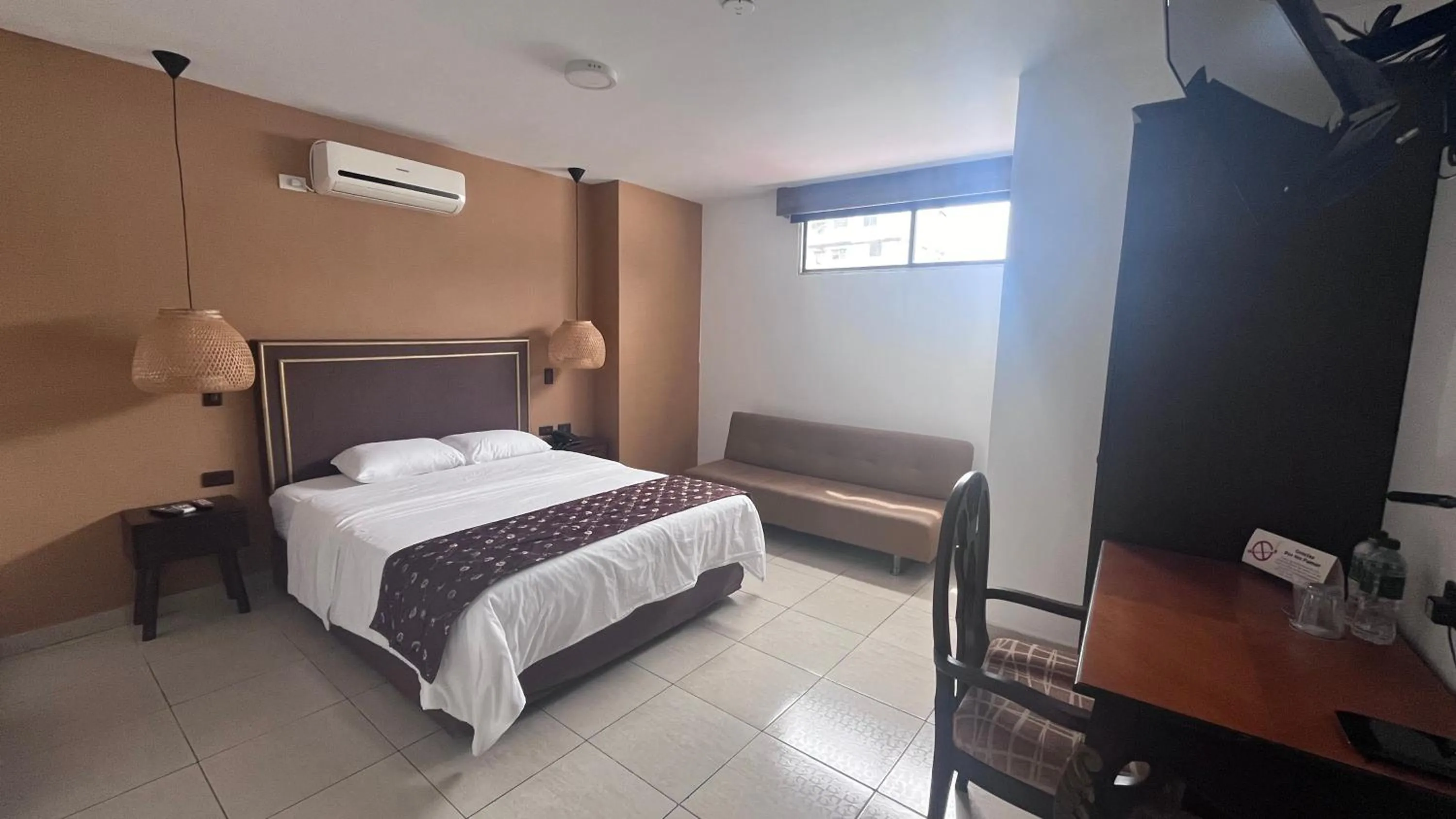 air conditioner, Bed in Hotel Patrimonial by Greenfield