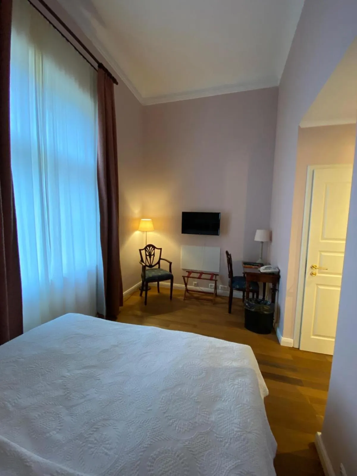 Bed in Schlosshotel Ziethen