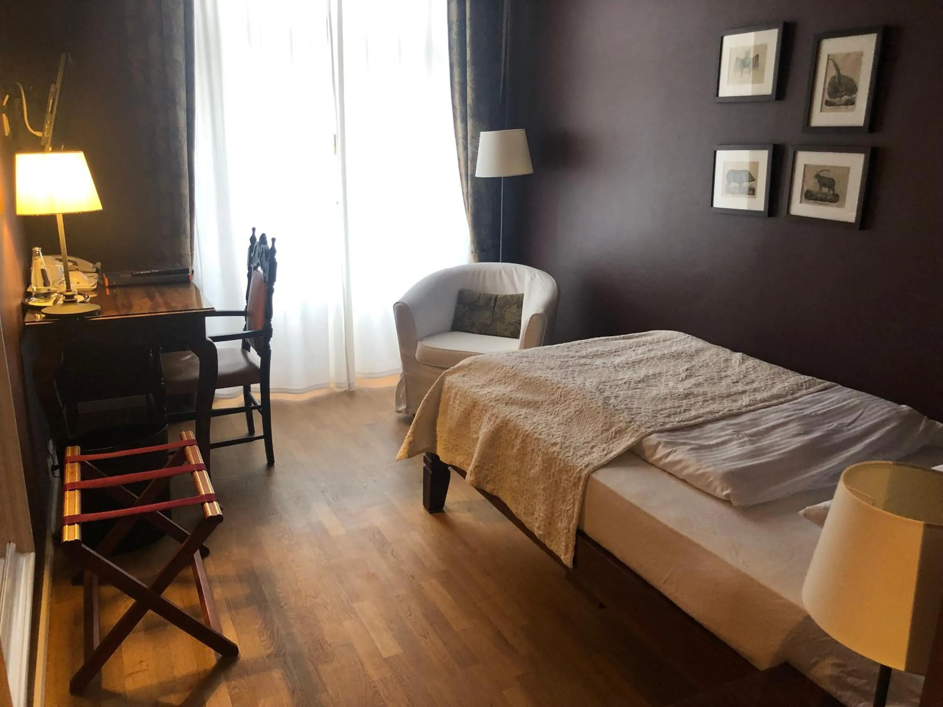 Bed in Schlosshotel Ziethen