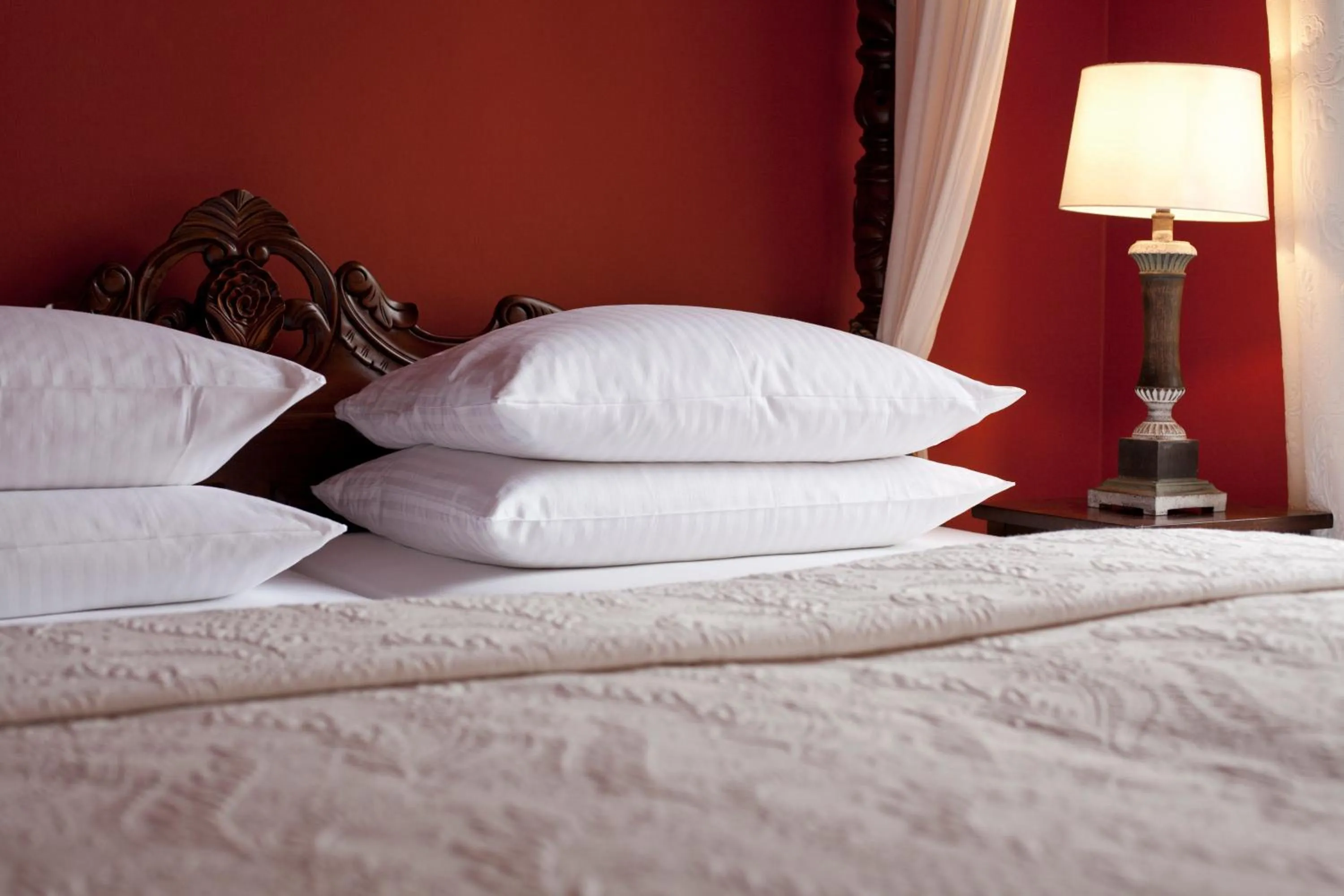 Bed in Schlosshotel Ziethen