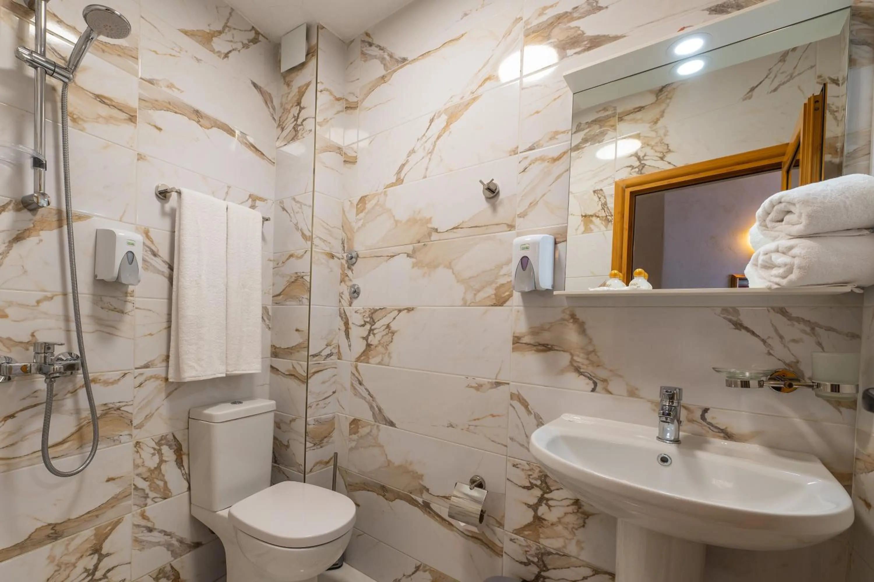 Shower in Hotel Color