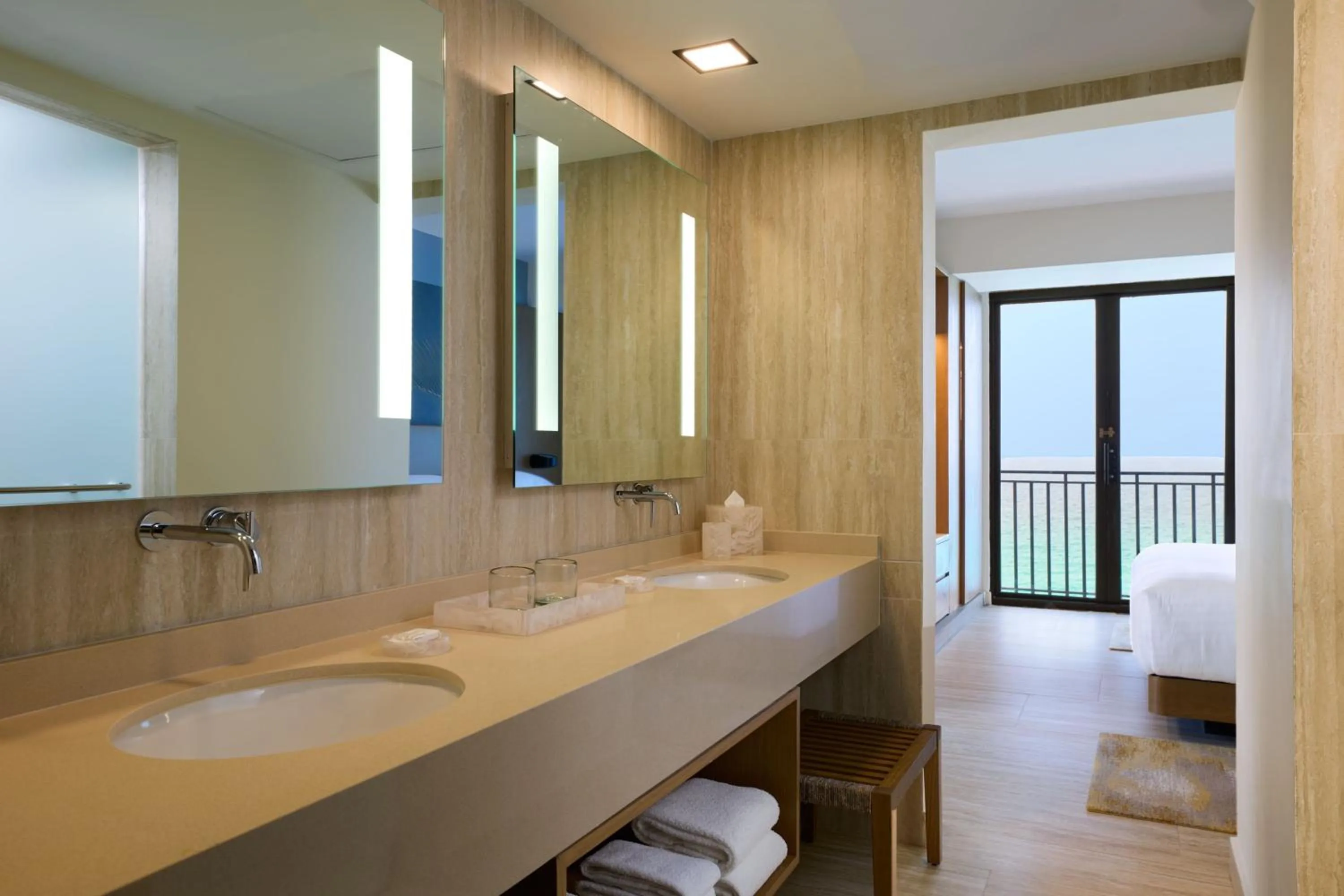 Bathroom in Marriott Cancun, An All-Inclusive Resort