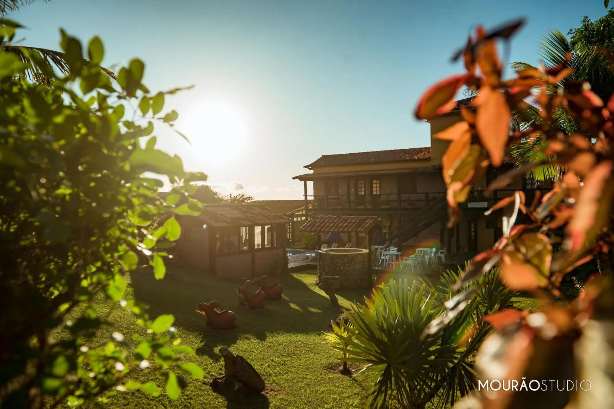 Garden view in Pousada Tanto Mar