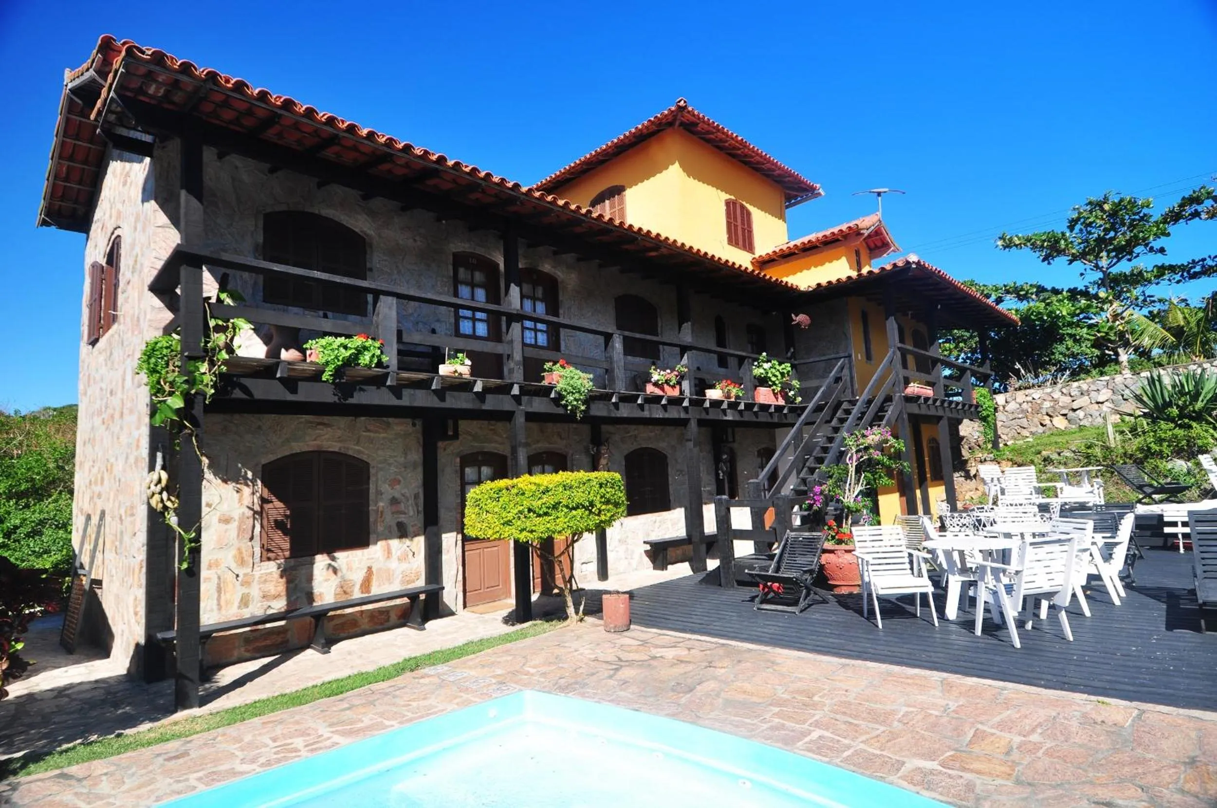 Facade/entrance in Pousada Tanto Mar