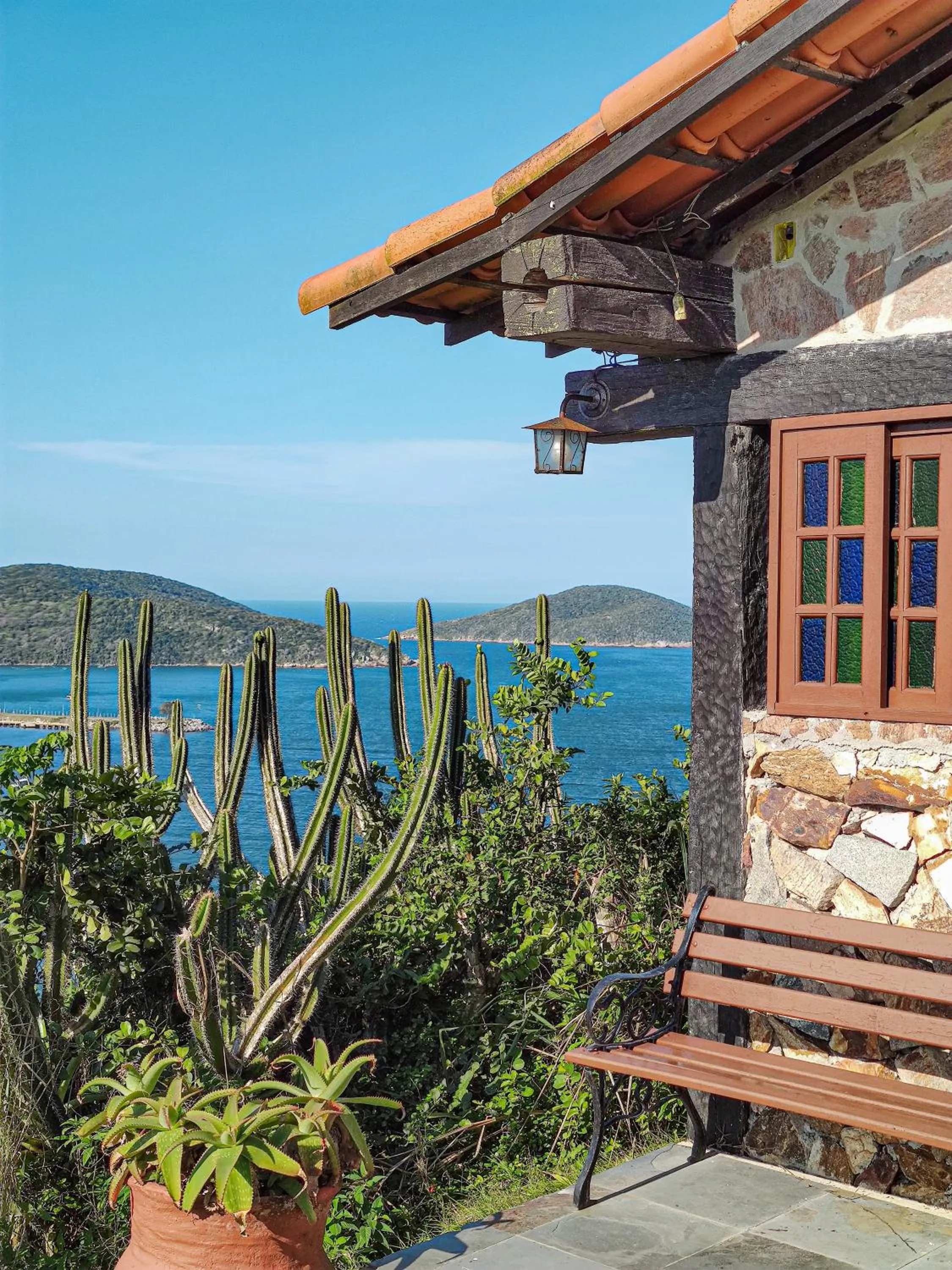 Patio in Pousada Tanto Mar