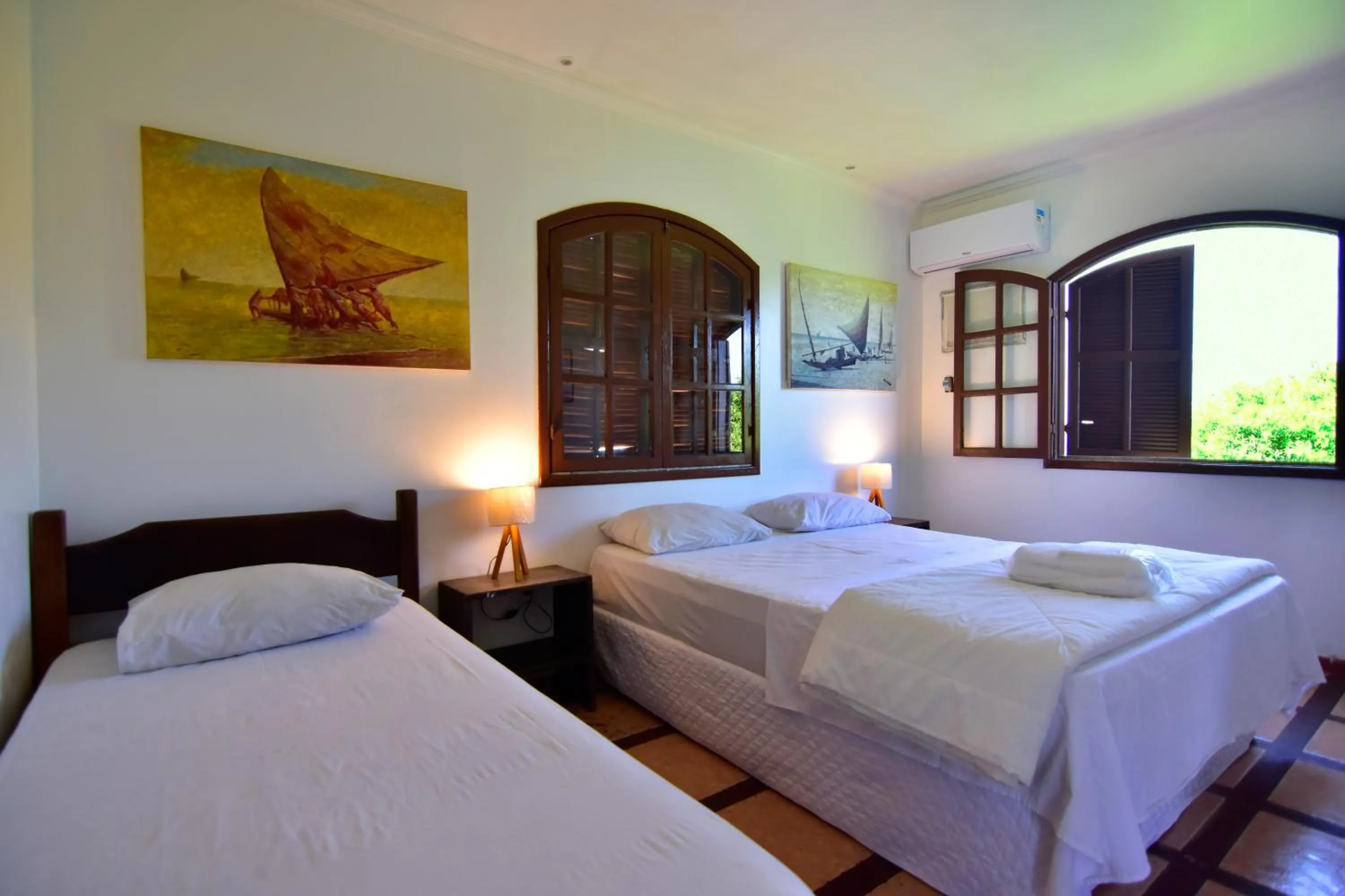 Bed in Pousada Tanto Mar