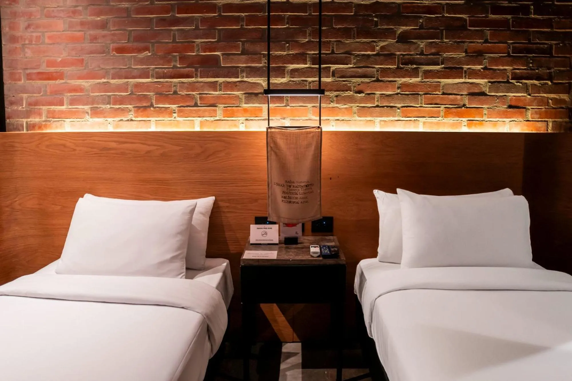 Bed in The Art Hotel Medellin