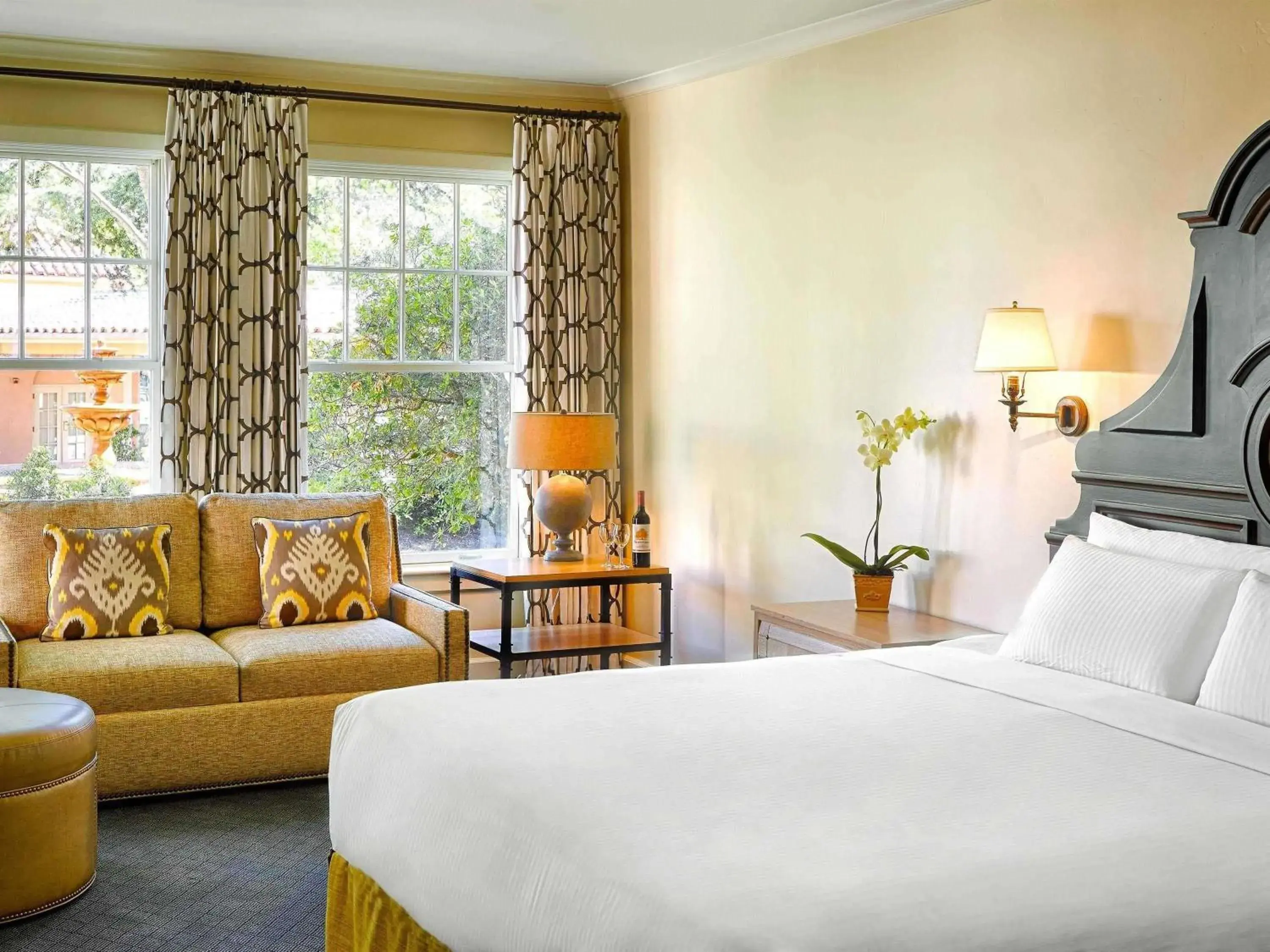 Fairmont King Room with Sofa Bed and Garden View in Fairmont Sonoma Mission Inn & Spa Fairmont King Room with Sofa Bed and Garden View in Fairmont Sonoma Mission Inn & Spa