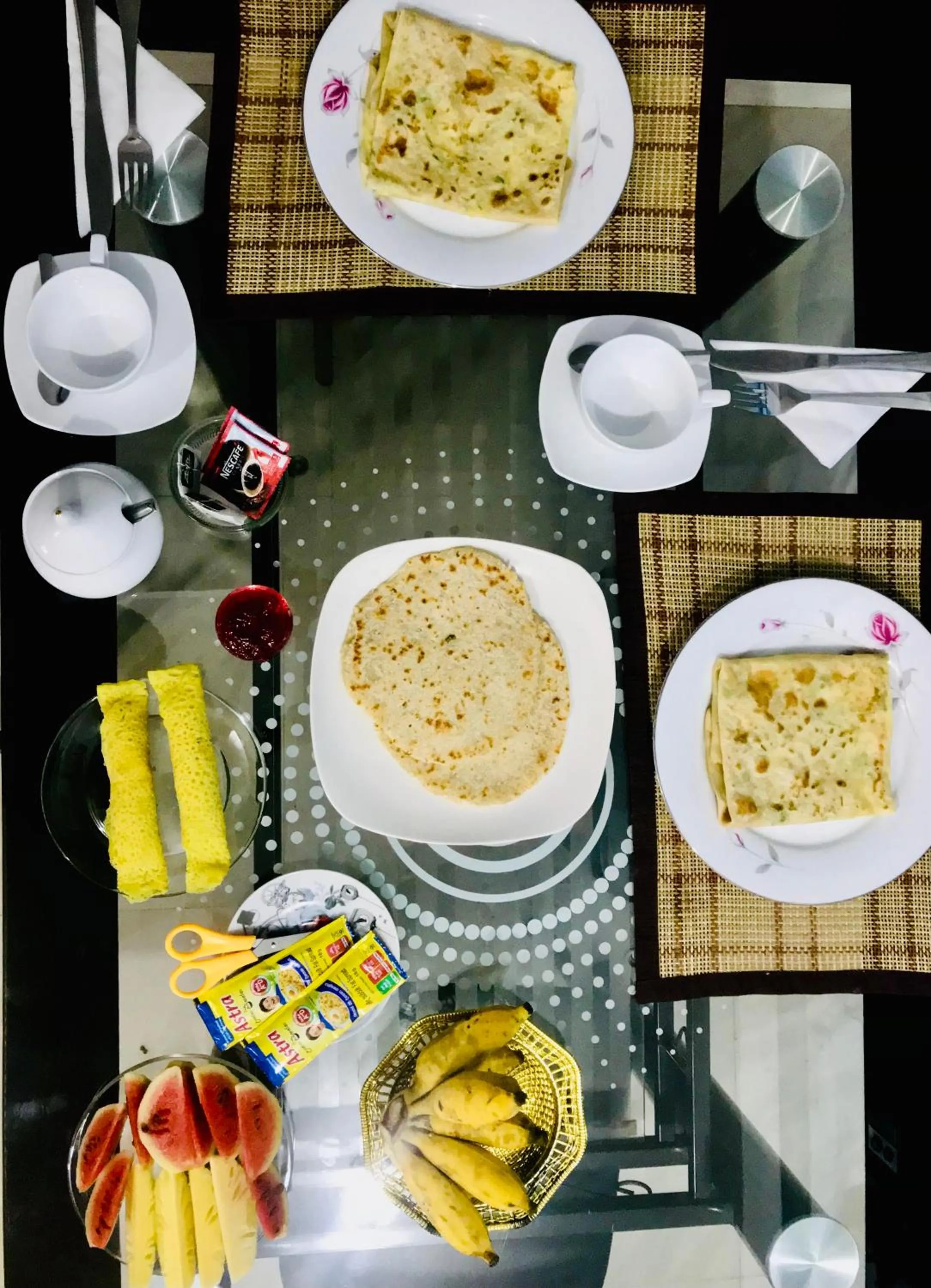 Food in Mountain Villa Adam's Peak