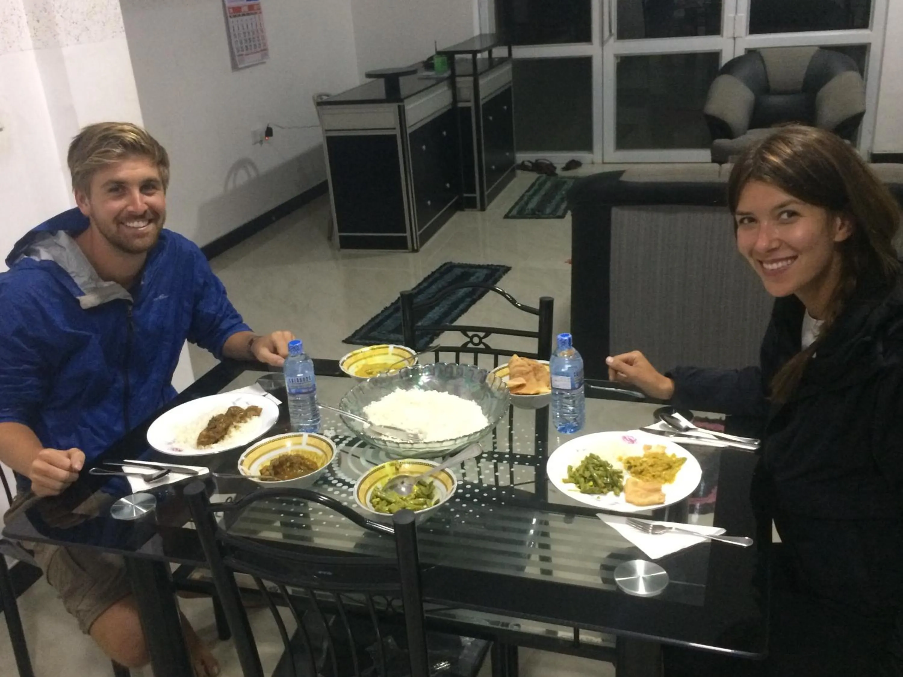 group of guests in Mountain Villa Adam's Peak