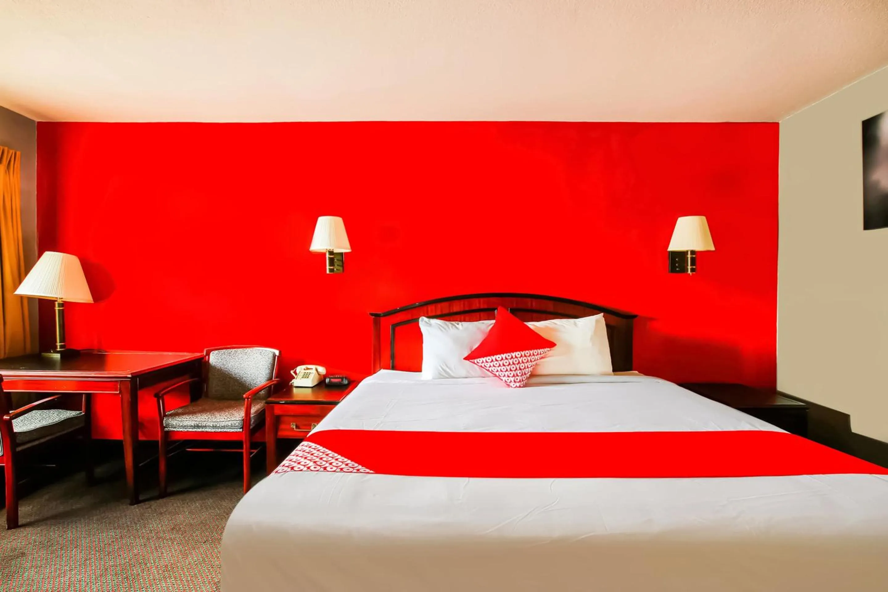 Bedroom, Bed in OYO Hotel Texarkana North Heights AR Hwy I-30