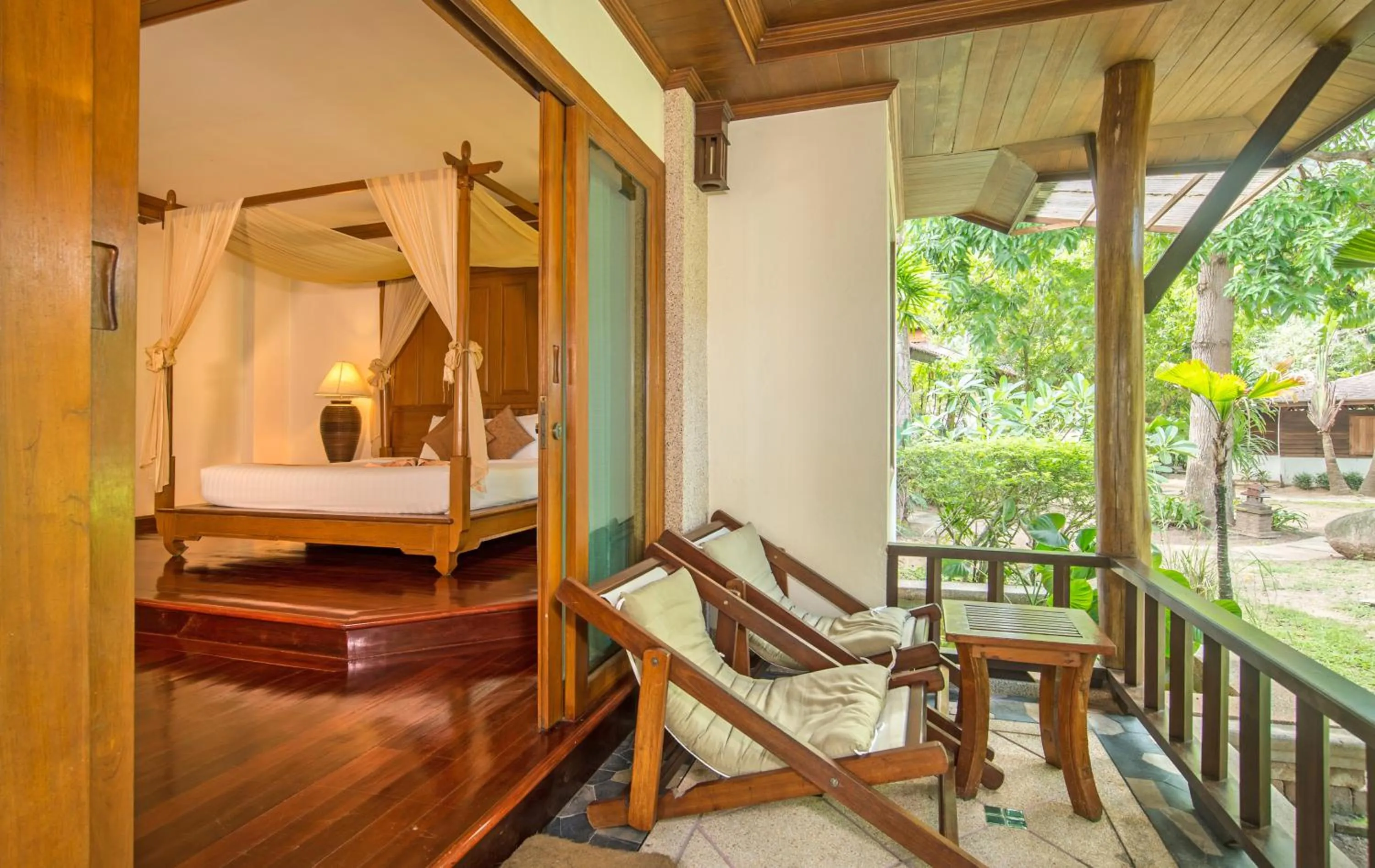 View (from property/room), Bed in Sand Sea Resort Railay Beach