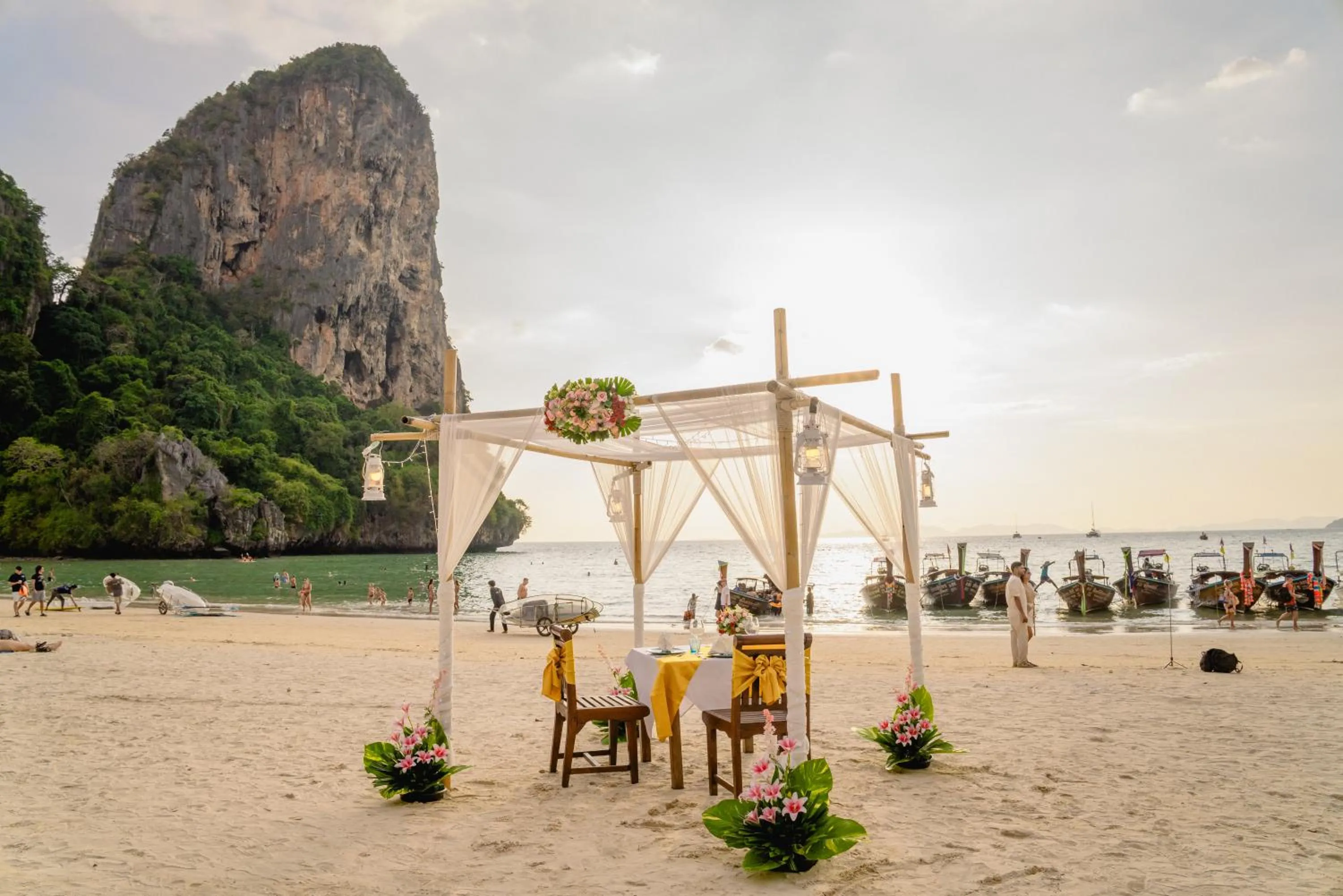 Beach in Sand Sea Resort Railay Beach