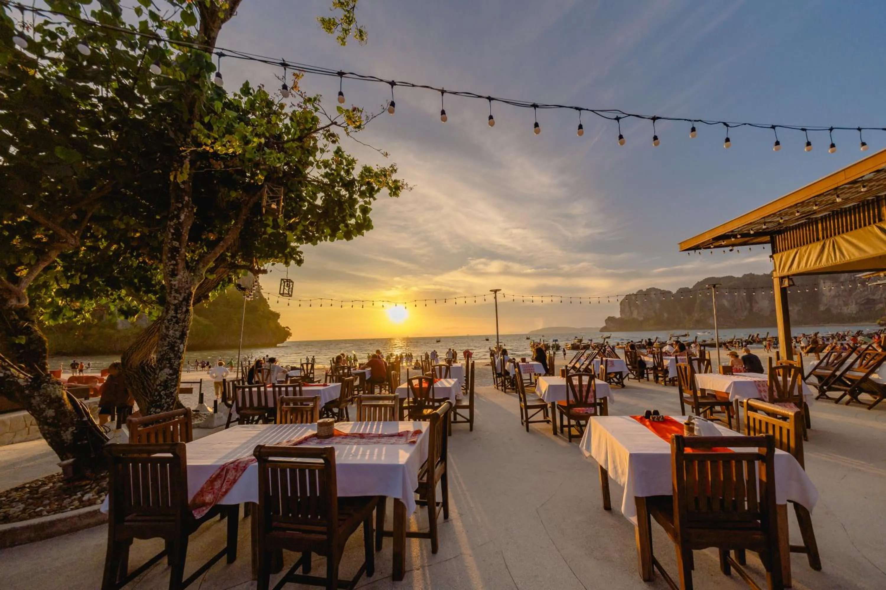 Dinner in Sand Sea Resort Railay Beach