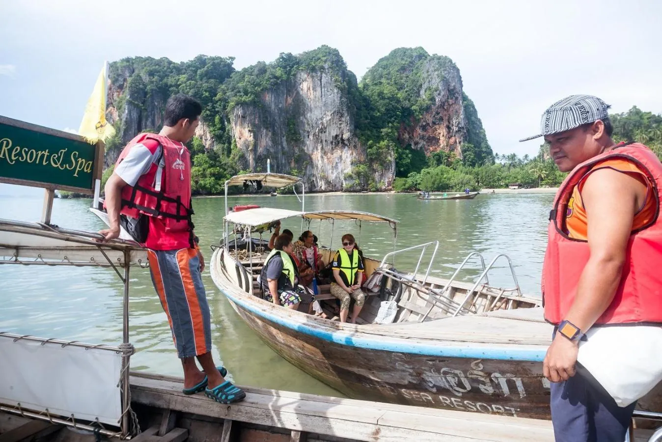 On site in Sand Sea Resort Railay Beach