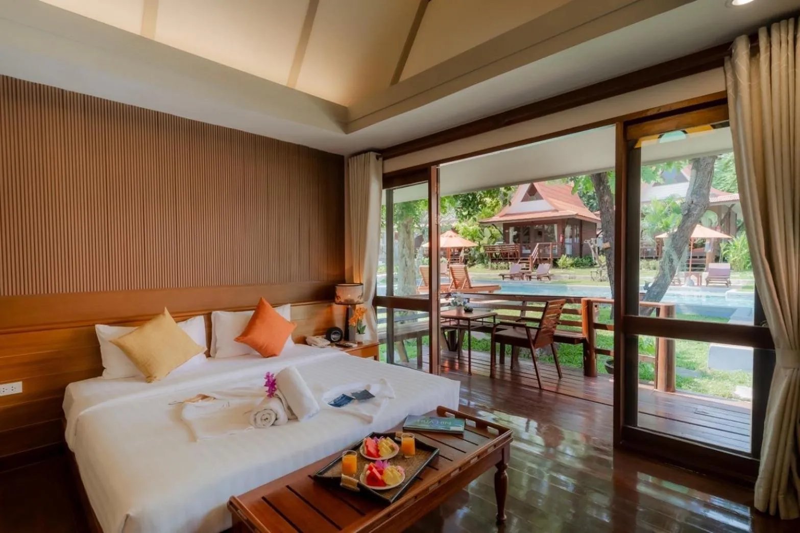 Bedroom, Bed in Baan Duangkaew Resort