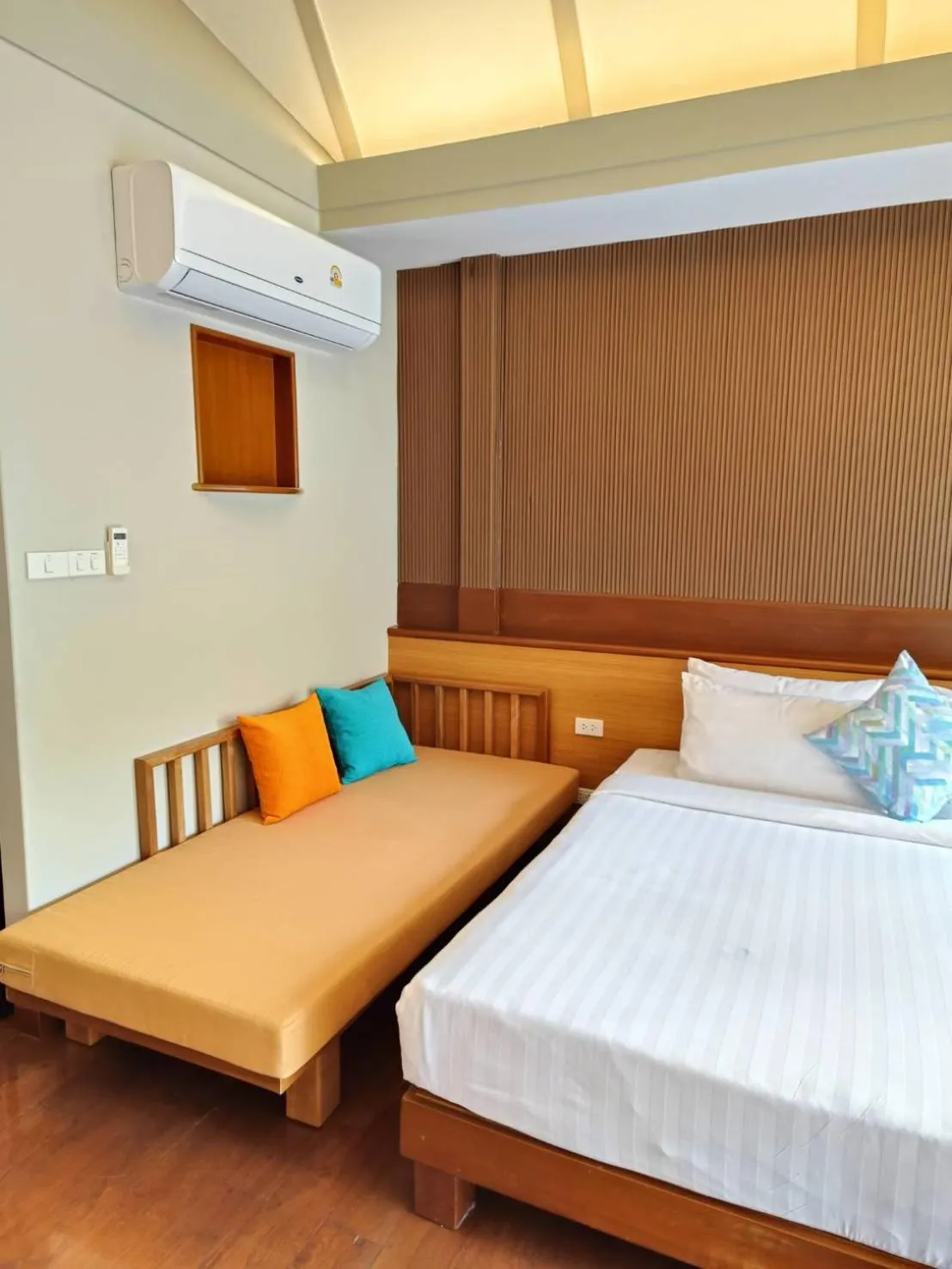 Bed in Baan Duangkaew Resort